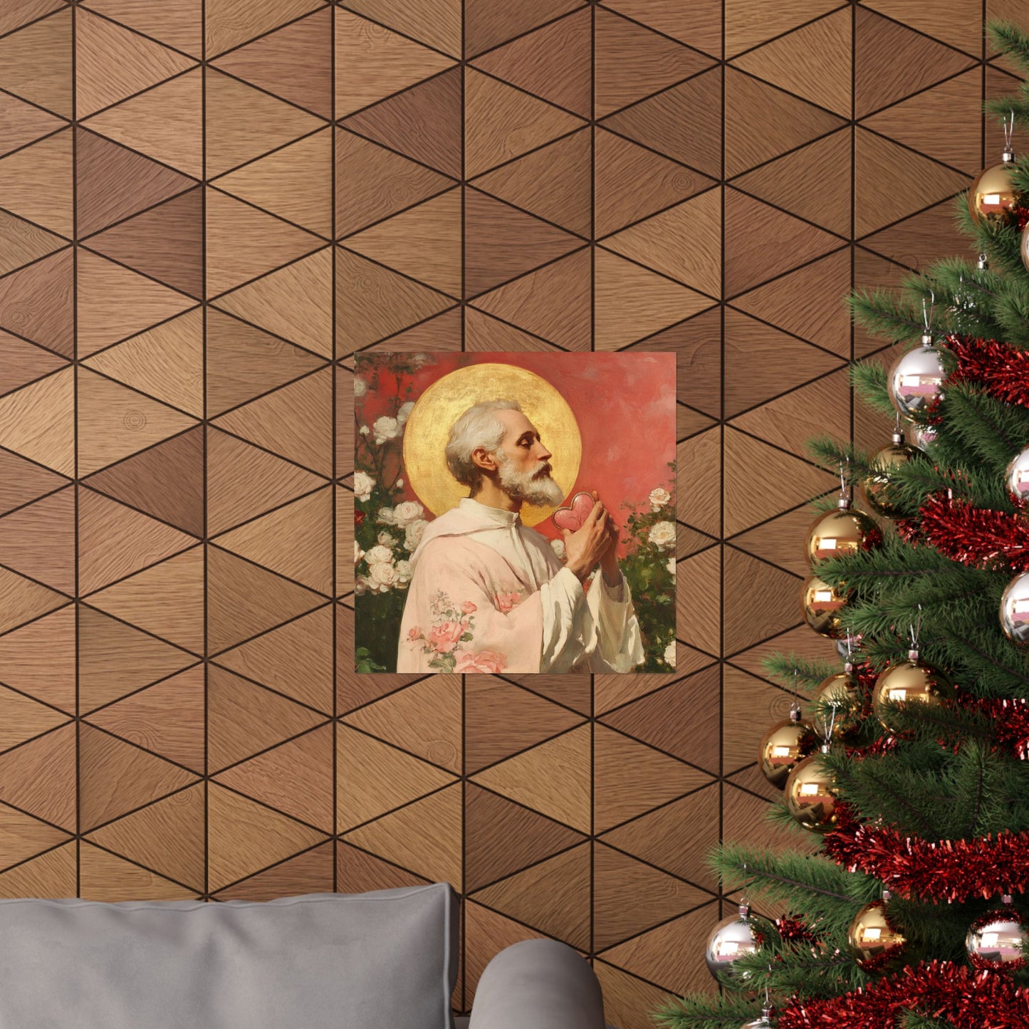 Saint Valentine -  Catholic Art - Multiple Sizes - Premium Posters - Catholic Art - Christian Home - Catholic Saint Art