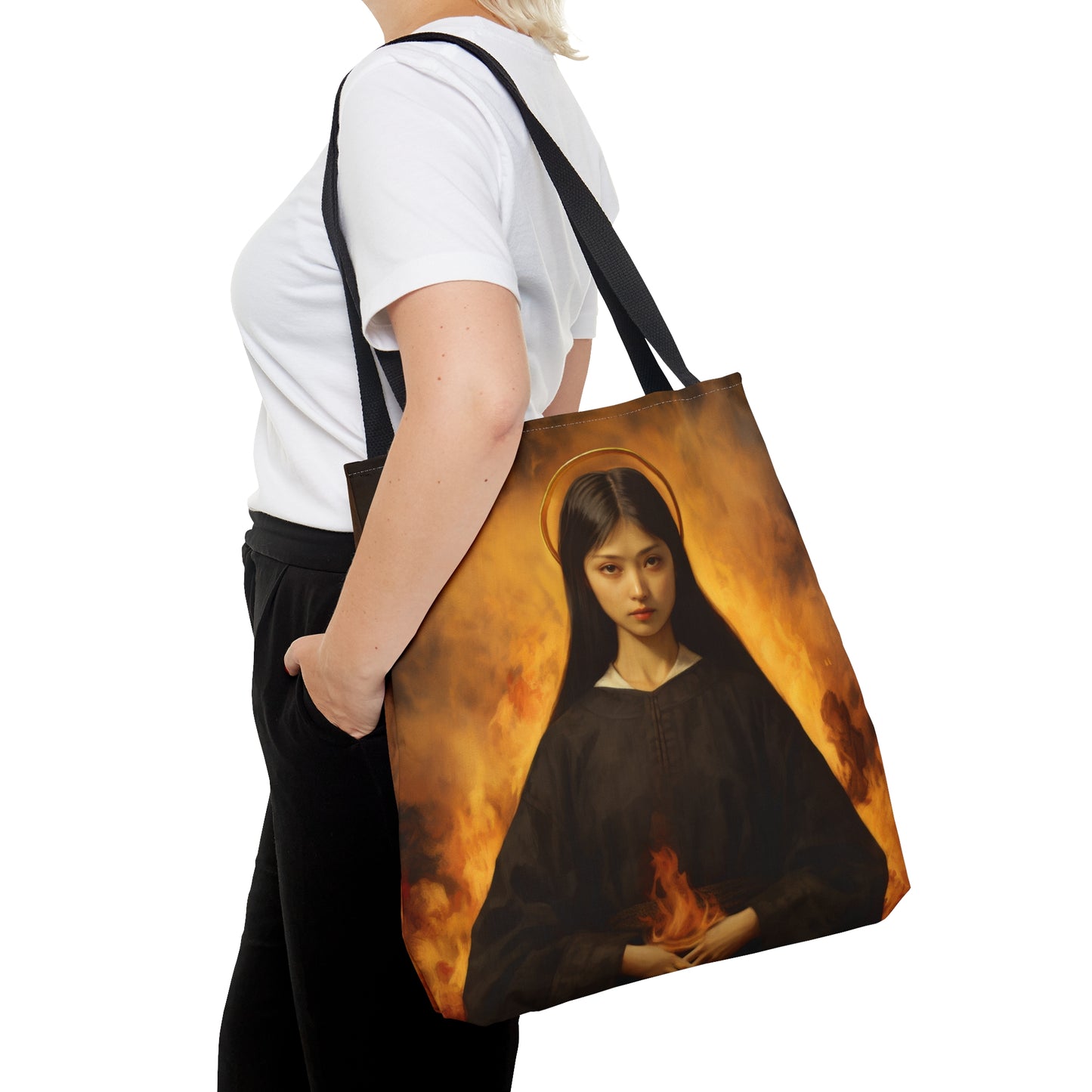 Blessed Mary Magdalen Kiota Tote Bag - Large Medium Small Faith Art Bag - Catholic Faith Purse - Religious - Reusable - Prayer Bag