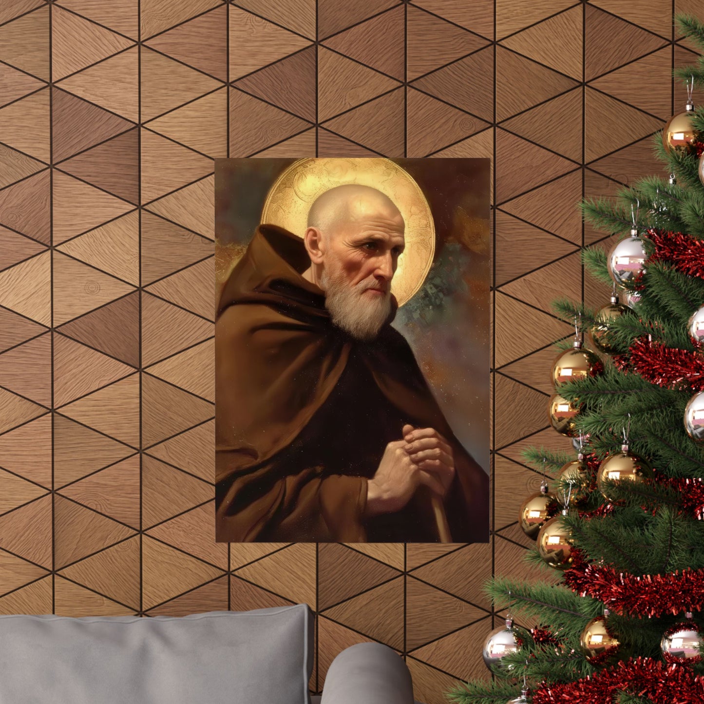 Saint Ignatius of Laconi - Sanctified Souls Print - Multiple Sizes - Premium Matte Vertical Posters