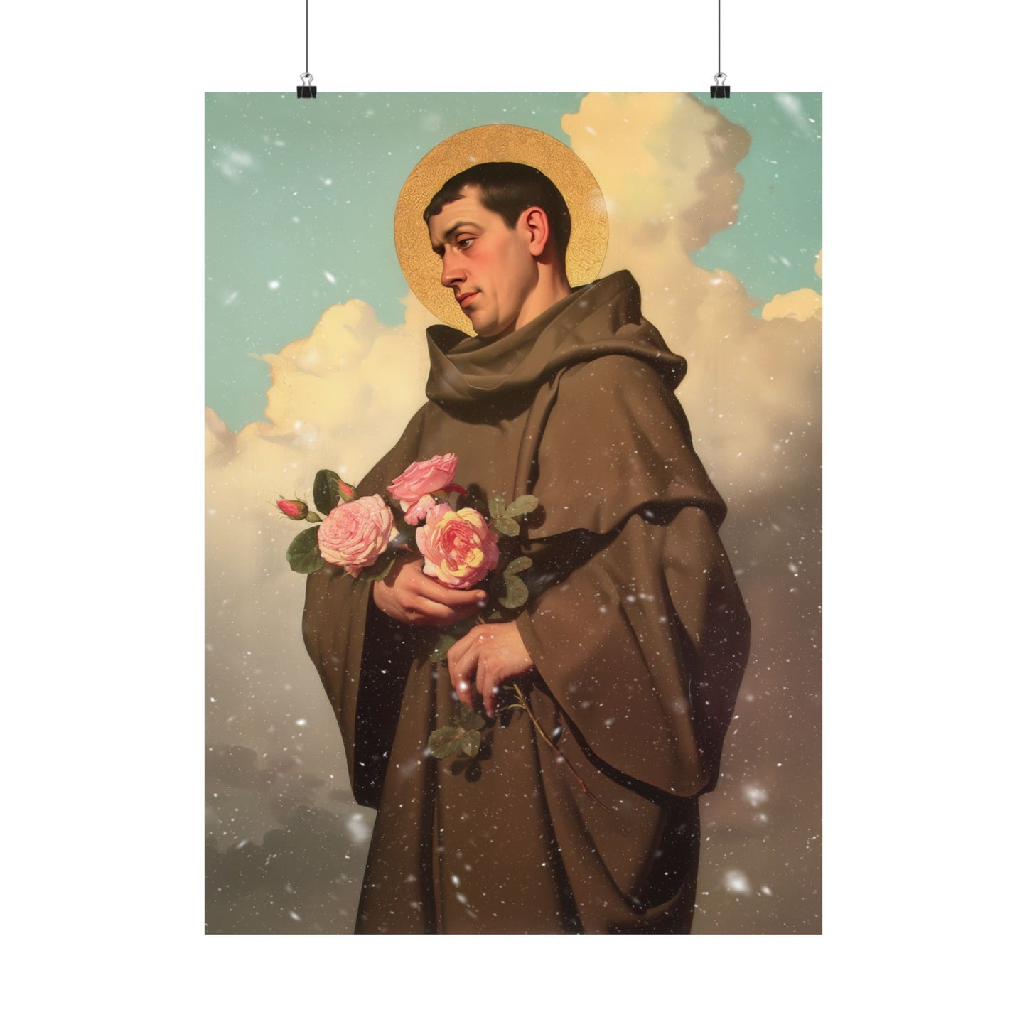 Saint Didacus of Alcala - Sanctified Souls Print - Multiple Sizes - Premium Matte Vertical Posters