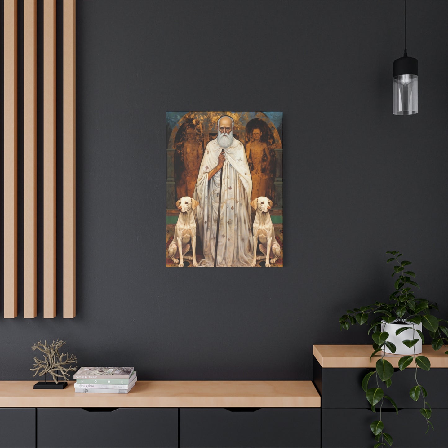 Saint Lazarus of Bethany Canvas Print - Multiple Sizes - Catholic Home art - Museum Wrapped Canvas - Sanctified Souls Print