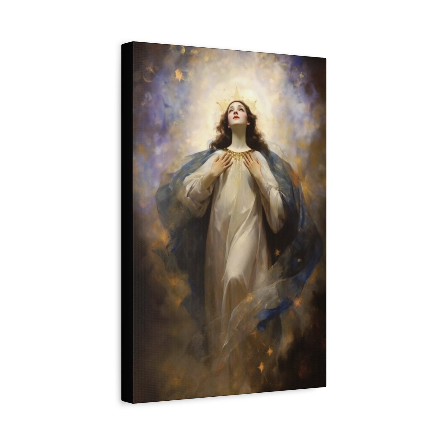 The Assumption of Mary - Museum Wrapped Canvas - Sanctified Souls Print - Religious Art for your Home