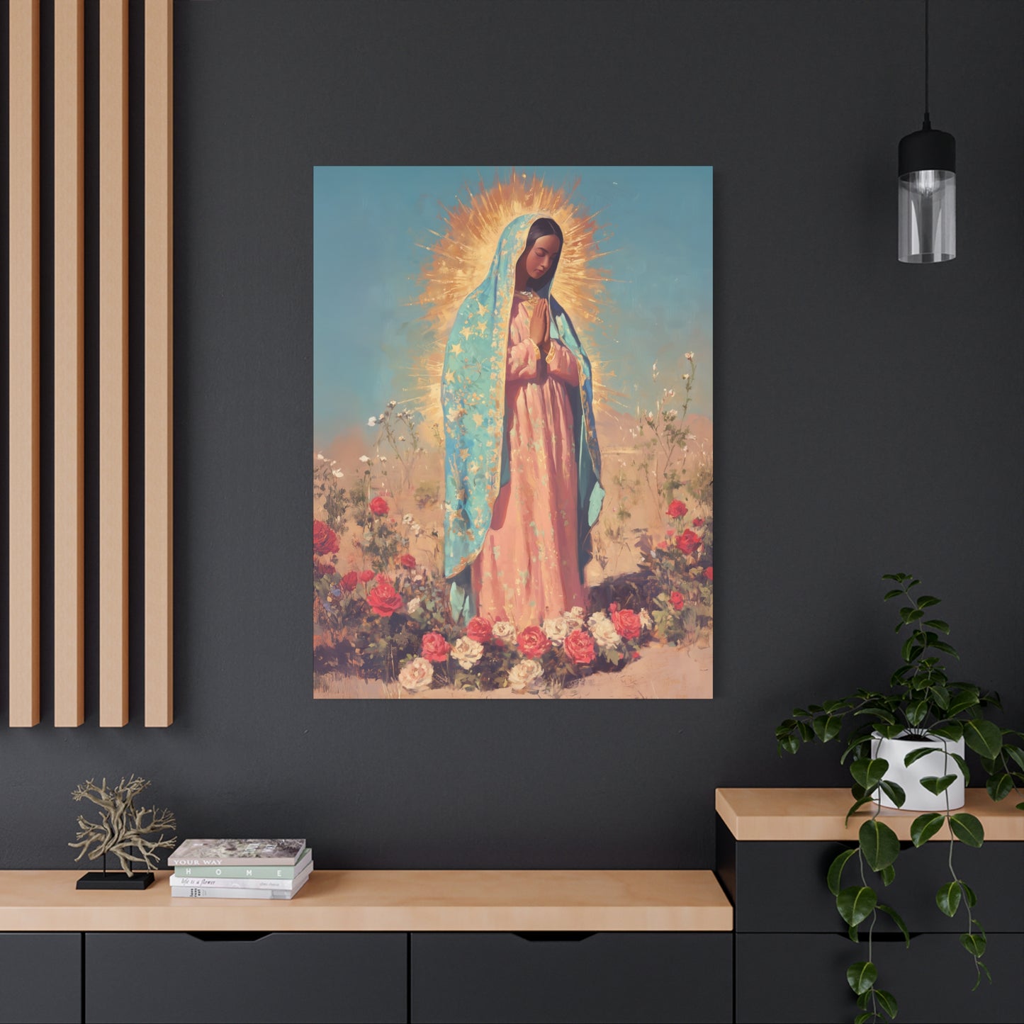 Our Lady of Guadalupe - Gallery Wrapped Canvas - Print - Religious Art for your Home - Catholic Art