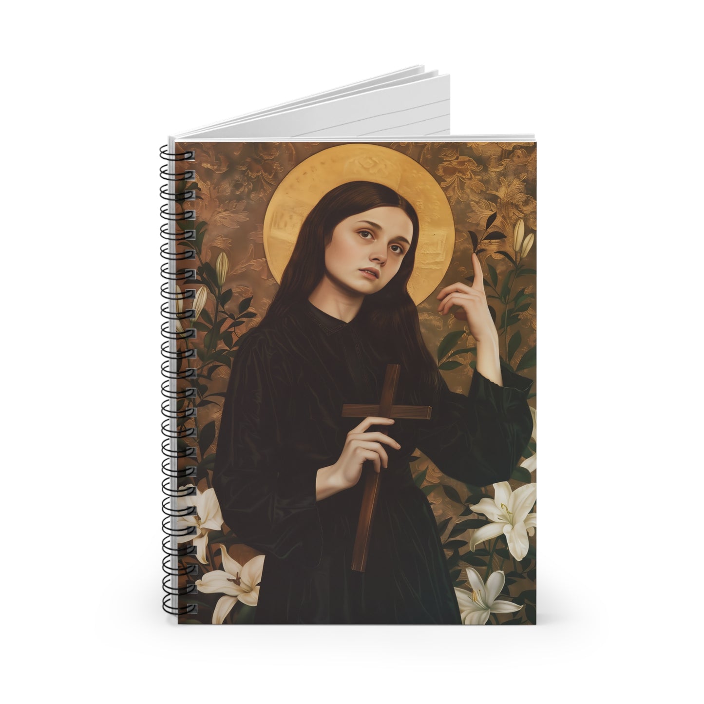 Saint Clelia Barbieri Sanctified Souls Art - Religious - Spiral Notebook - Ruled Line - Religious art - Saint Artwork