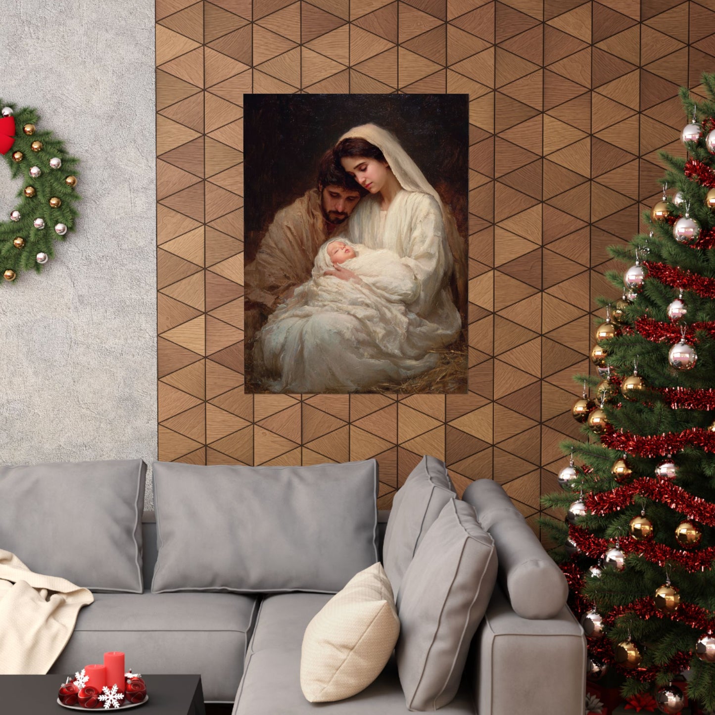 The Quiet Kingdom of the Holy Family - Sanctified Souls Print - Multiple Sizes - Premium Matte Vertical Posters