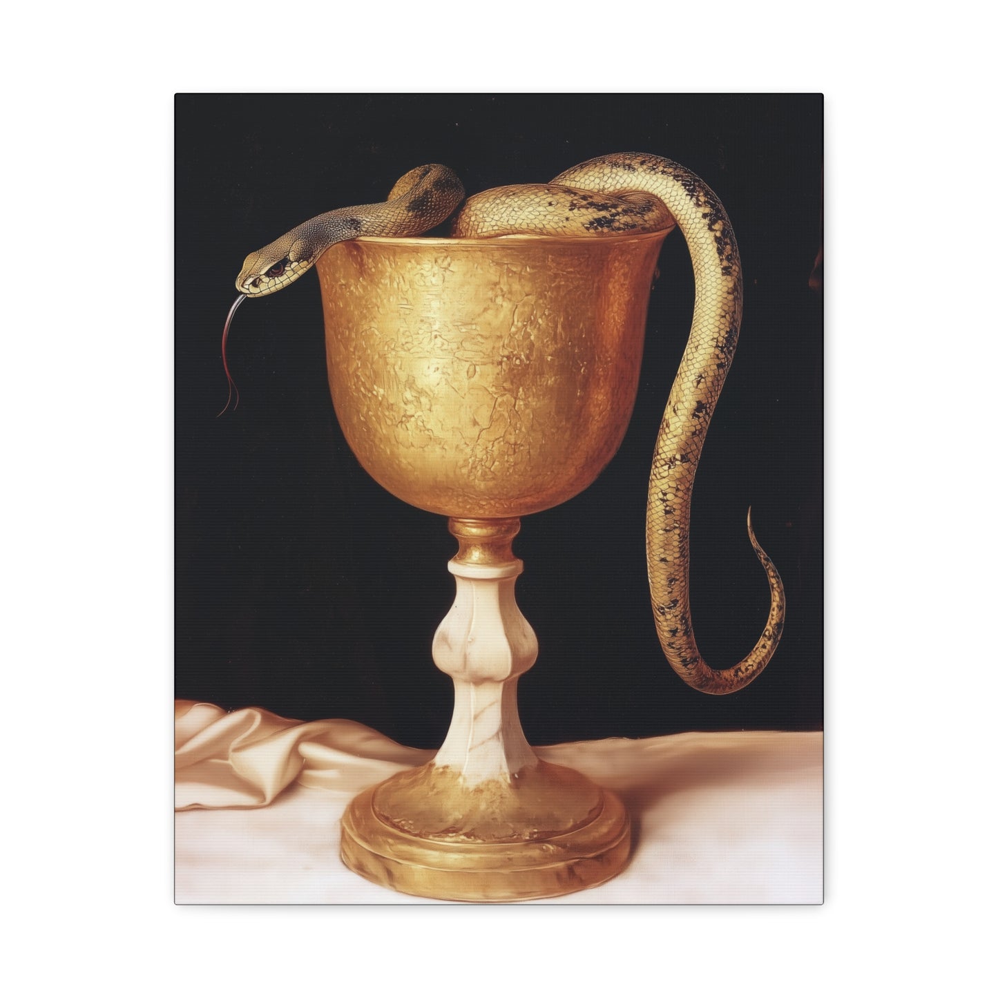 Saint John's Chalice - Gallery Wrapped Canvas - Print - Religious Art for your Home - Catholic