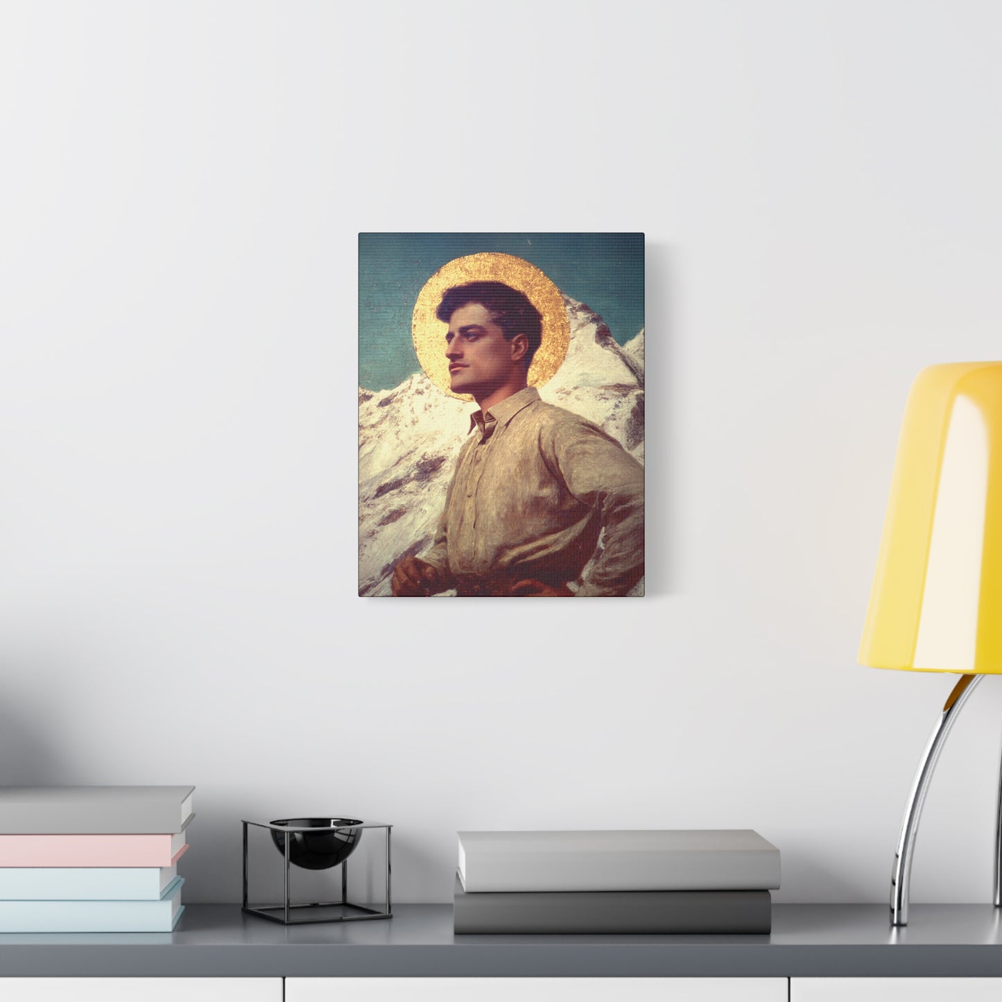Saint Pier Giorgio Frassati -  Museum Wrapped Canvas - Sanctified Souls Print - Religious Art for your Home - Catholic Patron Saint Art