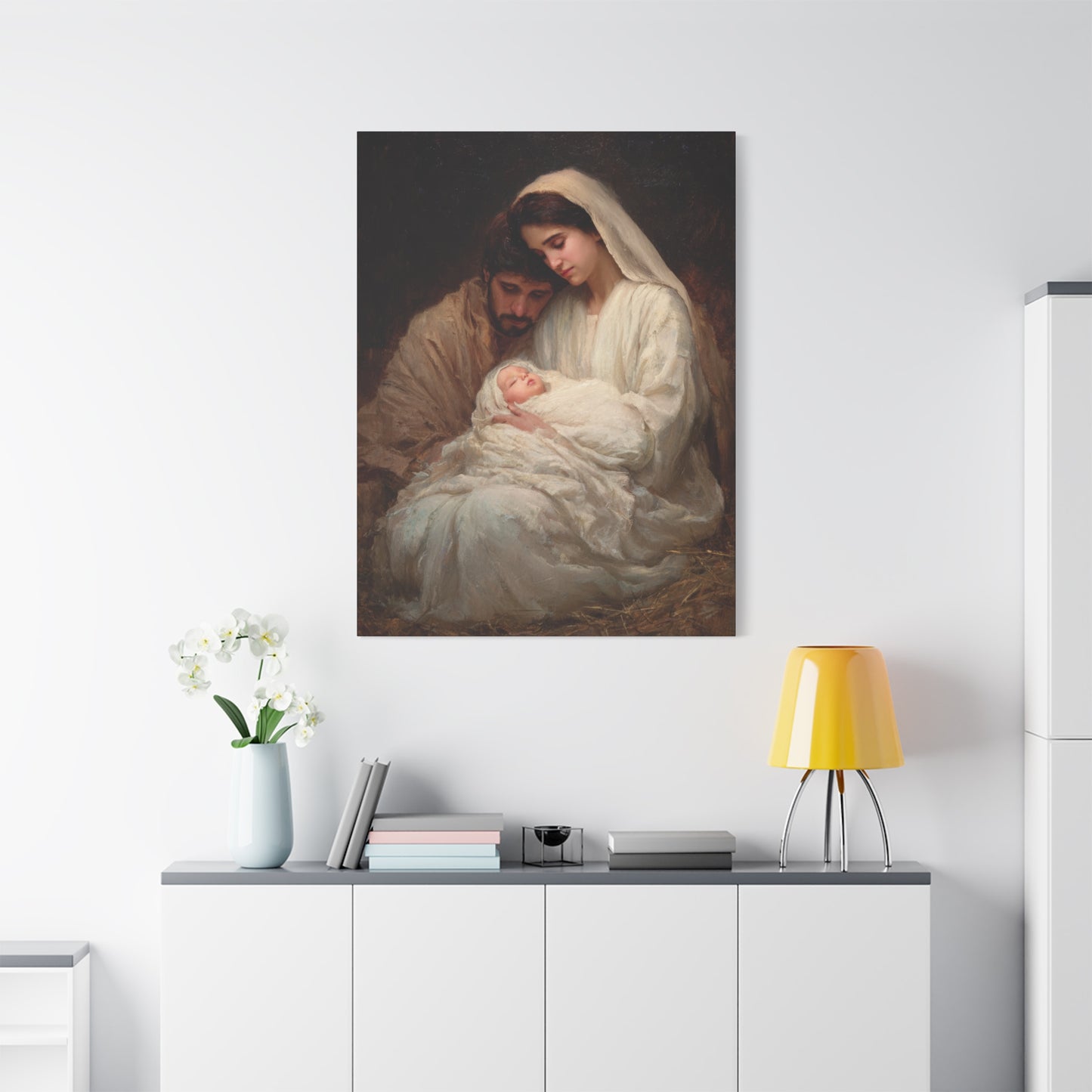 The Quiet Kingdom of the Holy Family - Gallery Wrapped Canvas - Print - Religious Art for your Home - Catholic