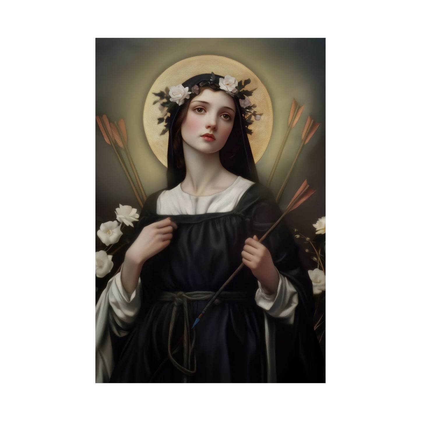 Saint Dorothy of Montau - Sanctified Souls Print - Multiple Sizes - Premium Matte Vertical Posters