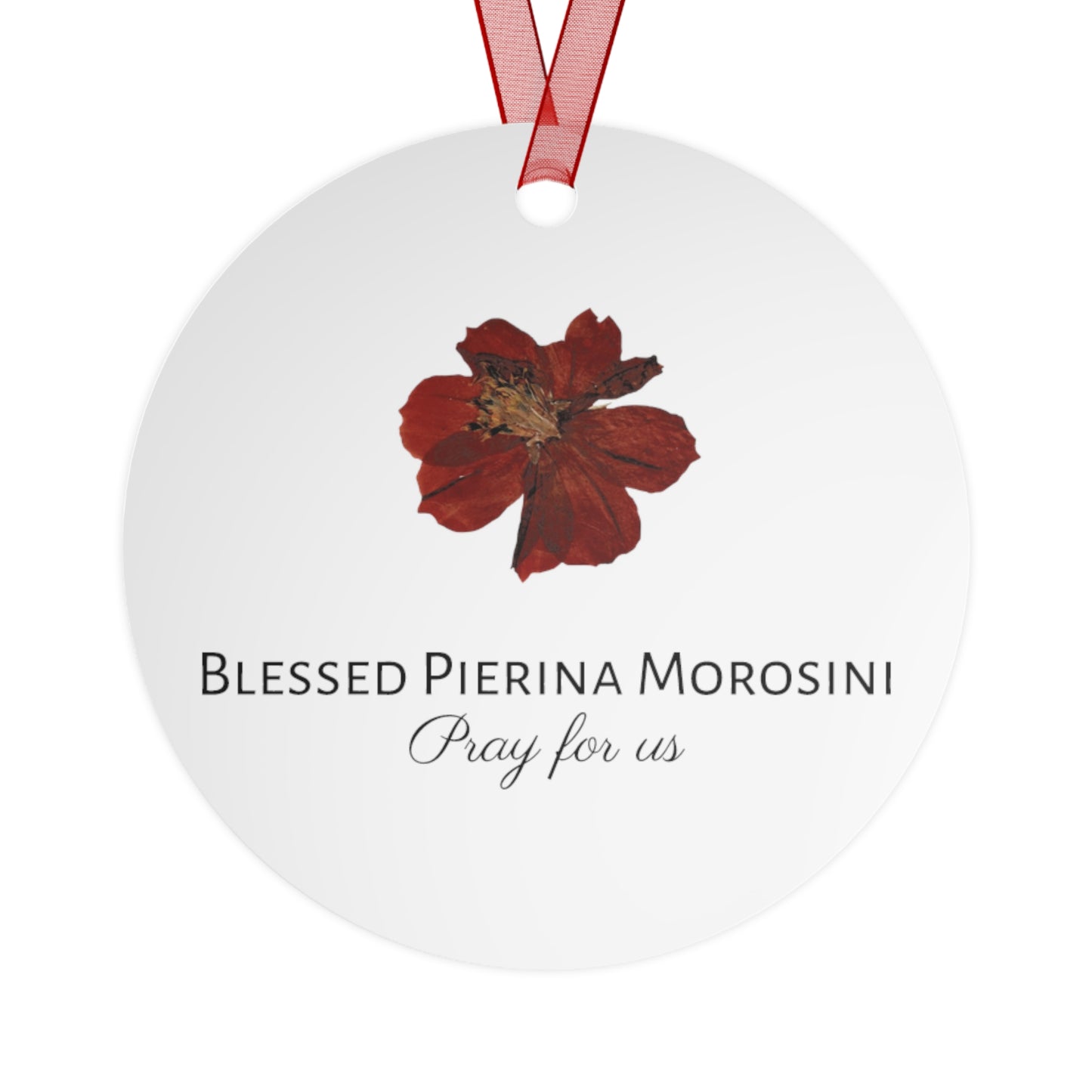 Blessed Pierina Morosini Metal Ornament - Religious Holiday Christmas Ornament and Keepsake - Catholic Religious Keepsake