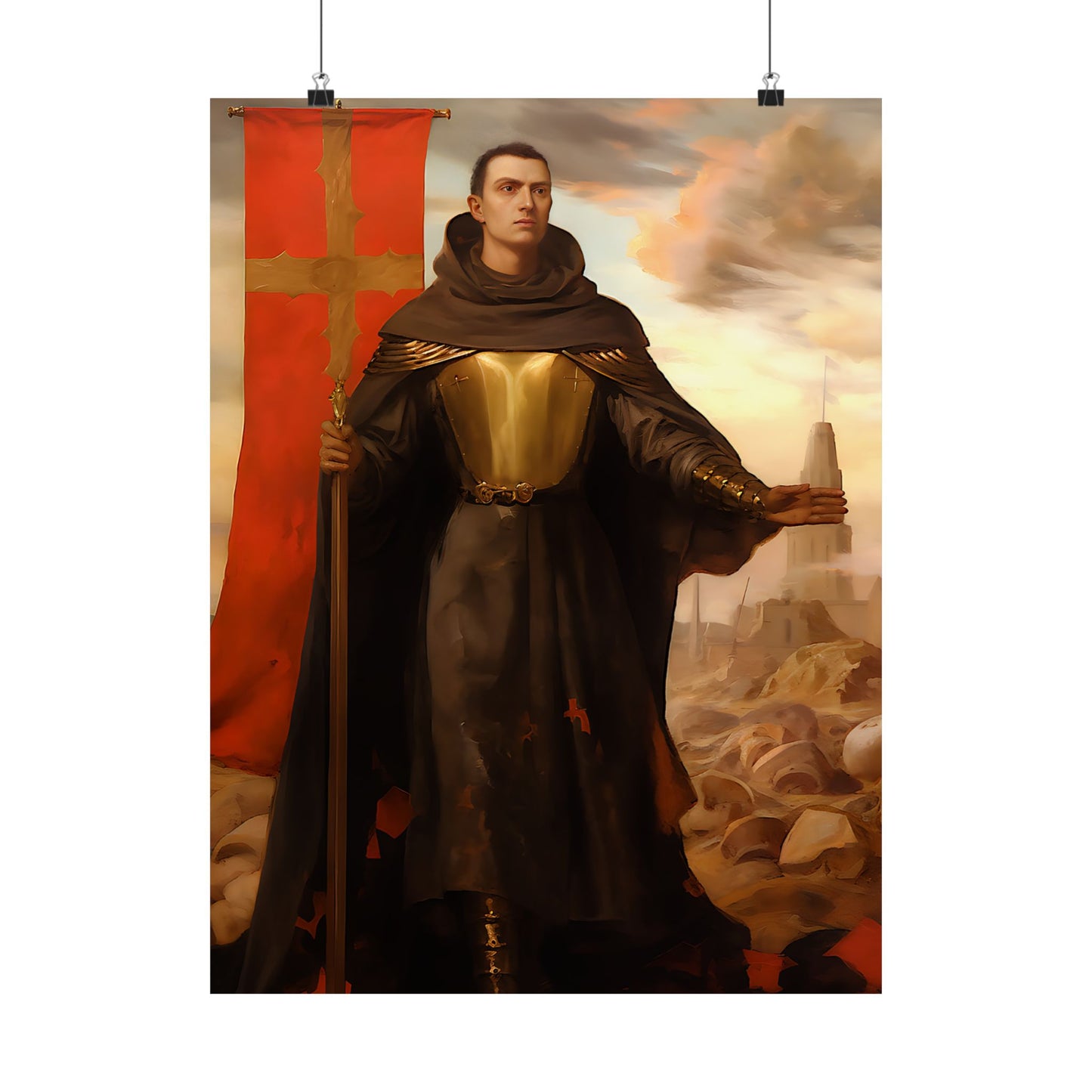 Saint John of Capistrano - Sanctified Souls Print - Multiple Sizes - Premium Matte Vertical Posters