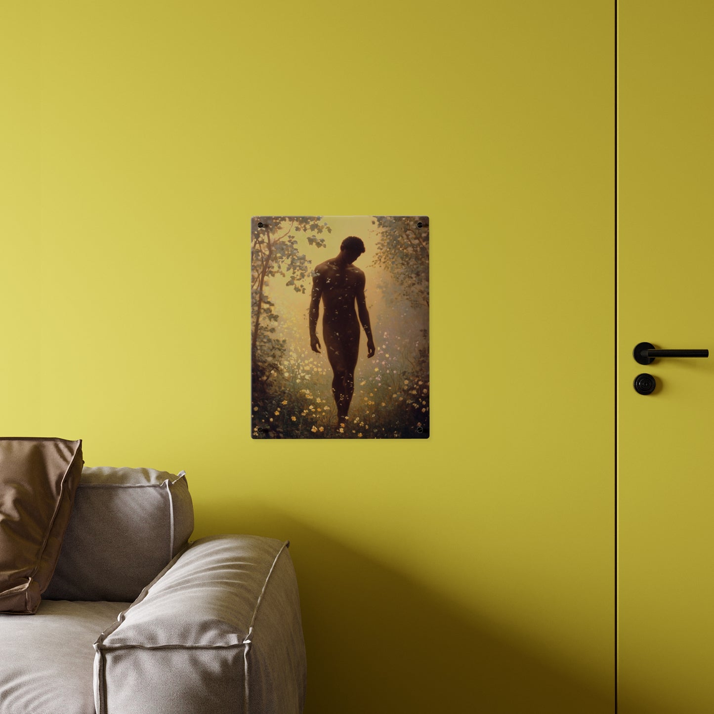 Saint Adam Wall Art Panel - Ready to Hang Acrylic Print - Catholic Saint Art - Patron Saint Print - No Frame needed