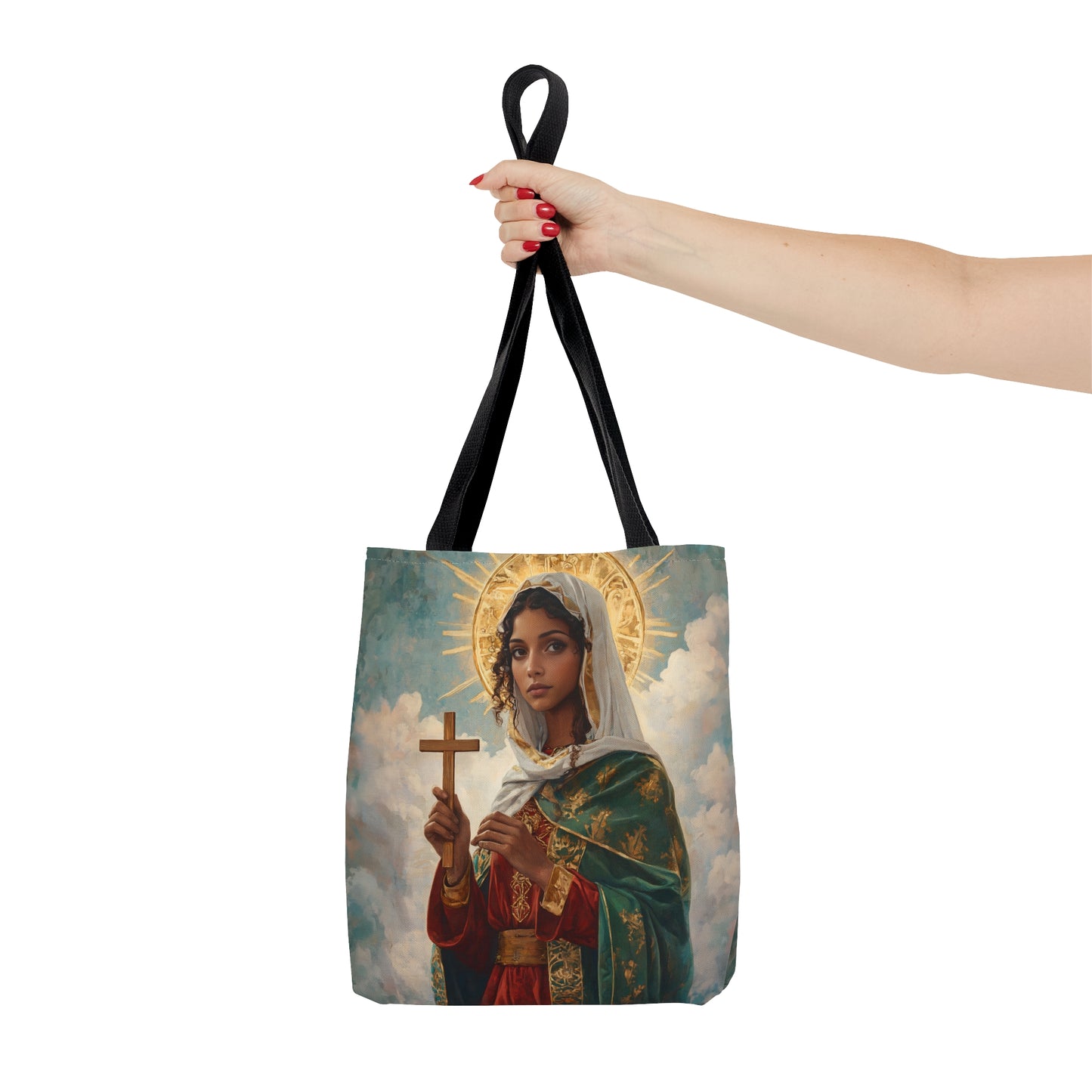 Saint Claudia Tote Bag - Large Medium Small Faith Art Bag - Catholic Faith Purse - Religious - Reusable Grocery Bag - Prayer Bag - Bible Bag