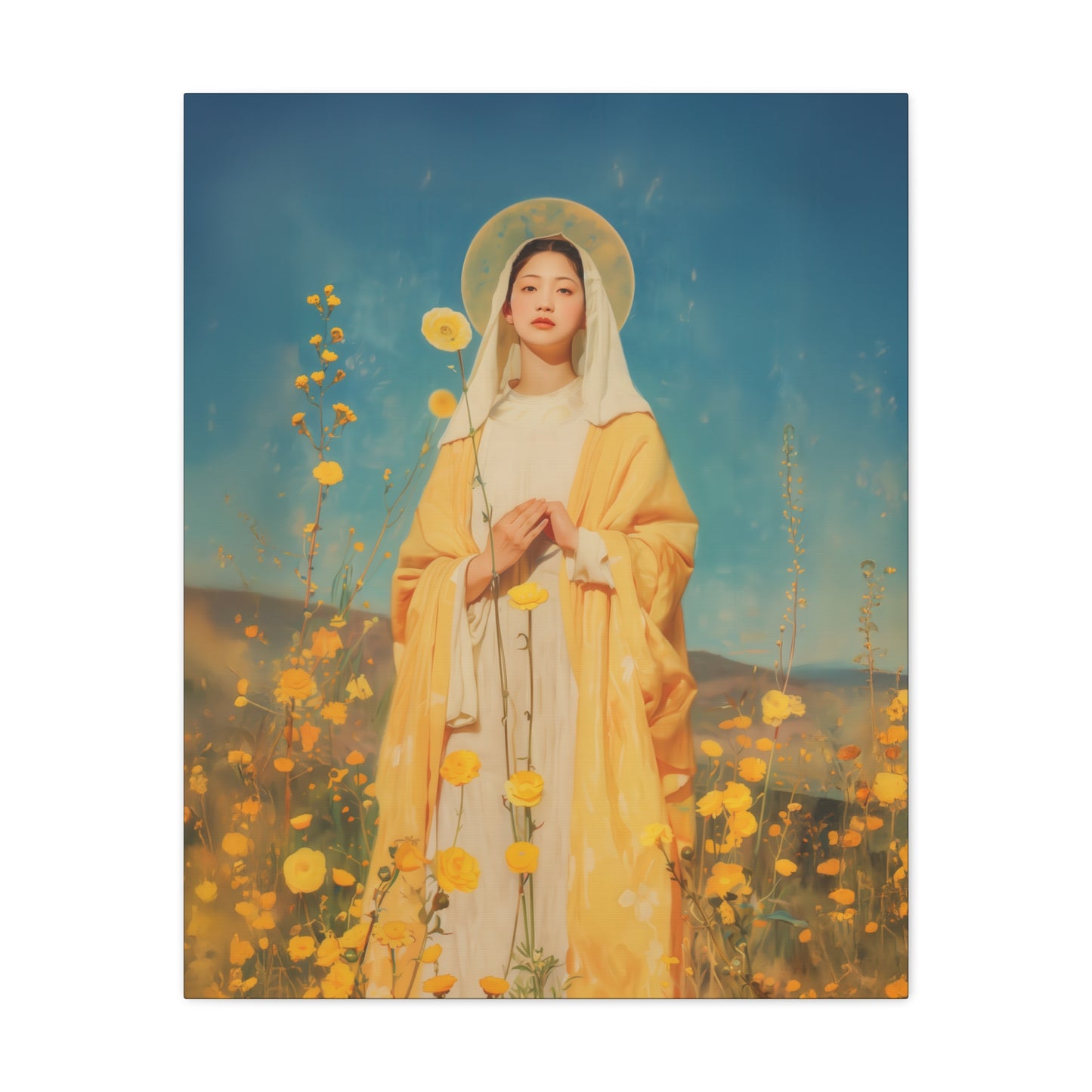 Saint Agatha Lin - Gallery Wrapped Canvas - Print - Religious Art for your Home - Catholic Art