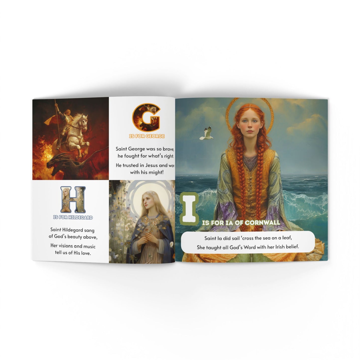 A is for Agnes (Softcover) The ABCs of the Saints - A Child's Guide to the Saints - Catholic ABC Book | Saints Alphabet Book for Kids