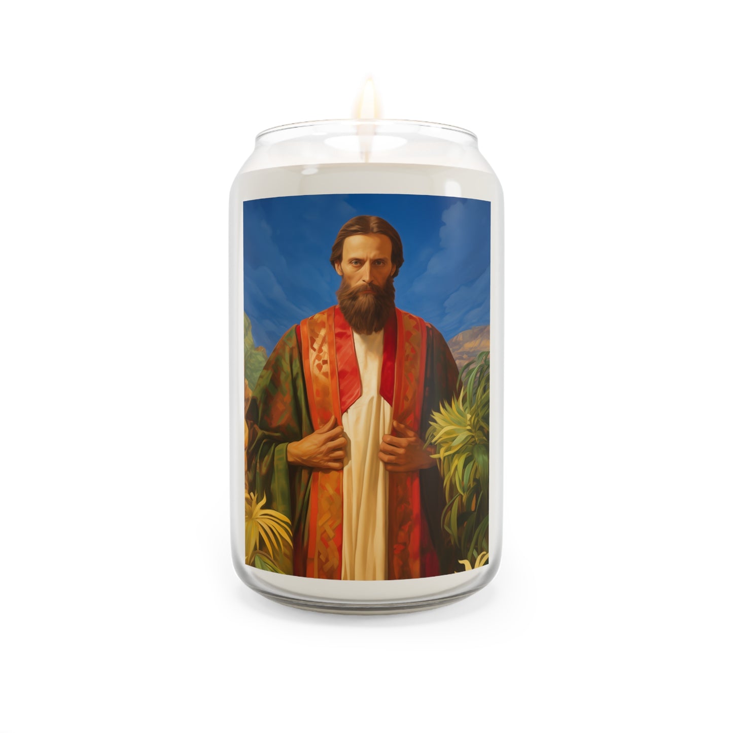 Saint John the Baptist - Scented Prayer Candle, 13.75oz - Tall Size - Religious Prayer Candle - Catholic Art
