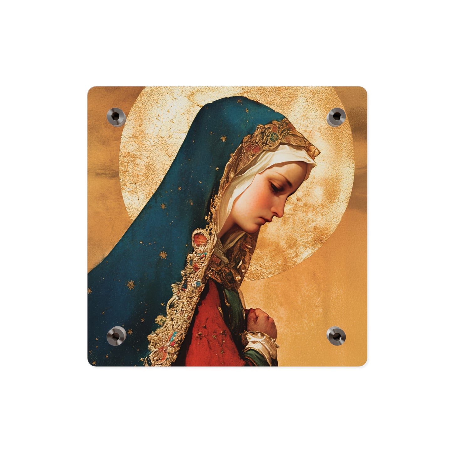 Our Lady of Mercy / Our Lady of Ransom Wall Art Panel - Ready to Hang Acrylic Print - Catholic Saint Art - Patron Saint Print - Mother Mary