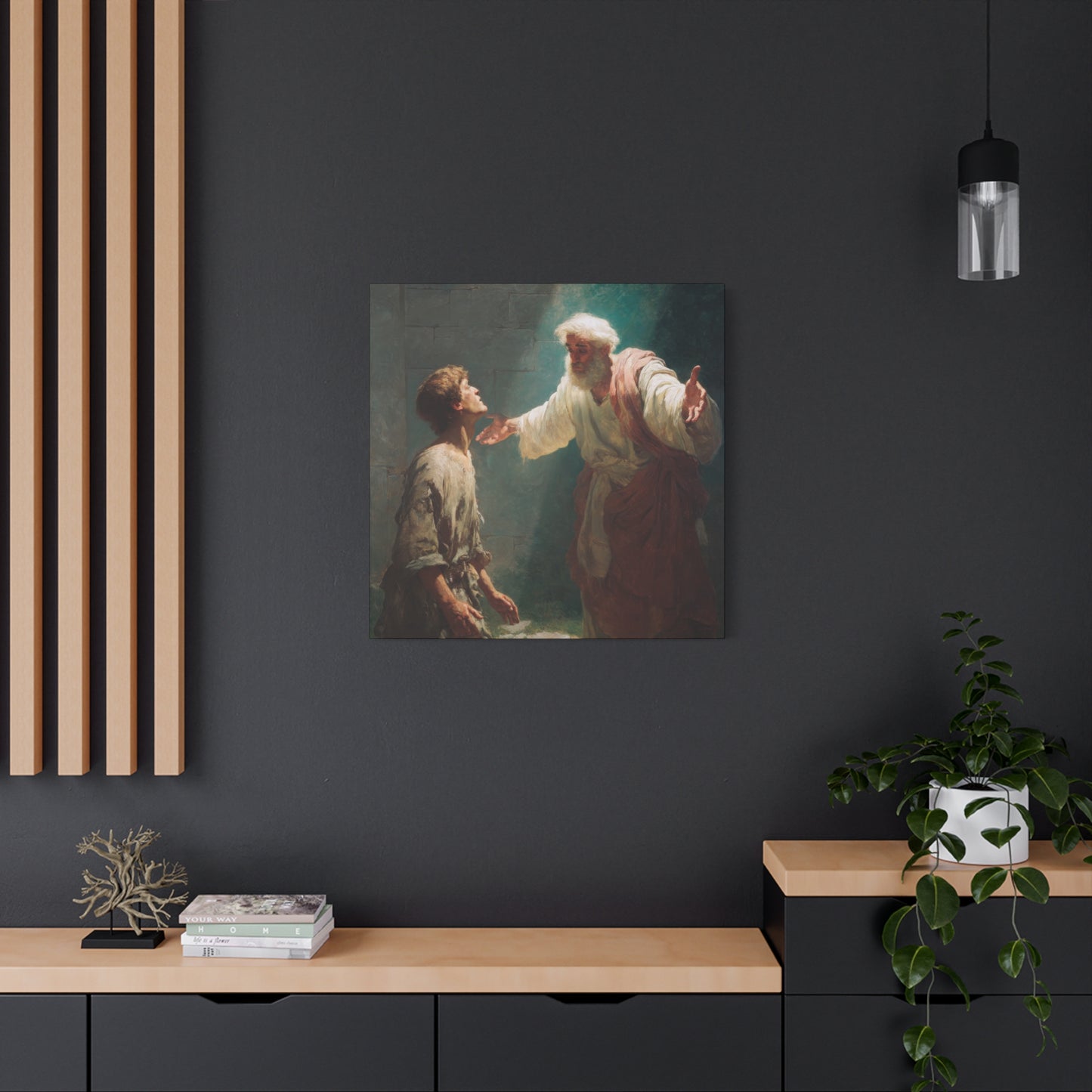 Homecoming of the Prodigal Son - Gallery Wrapped Canvas - Print - Religious Art for your Home - Catholic Art Print