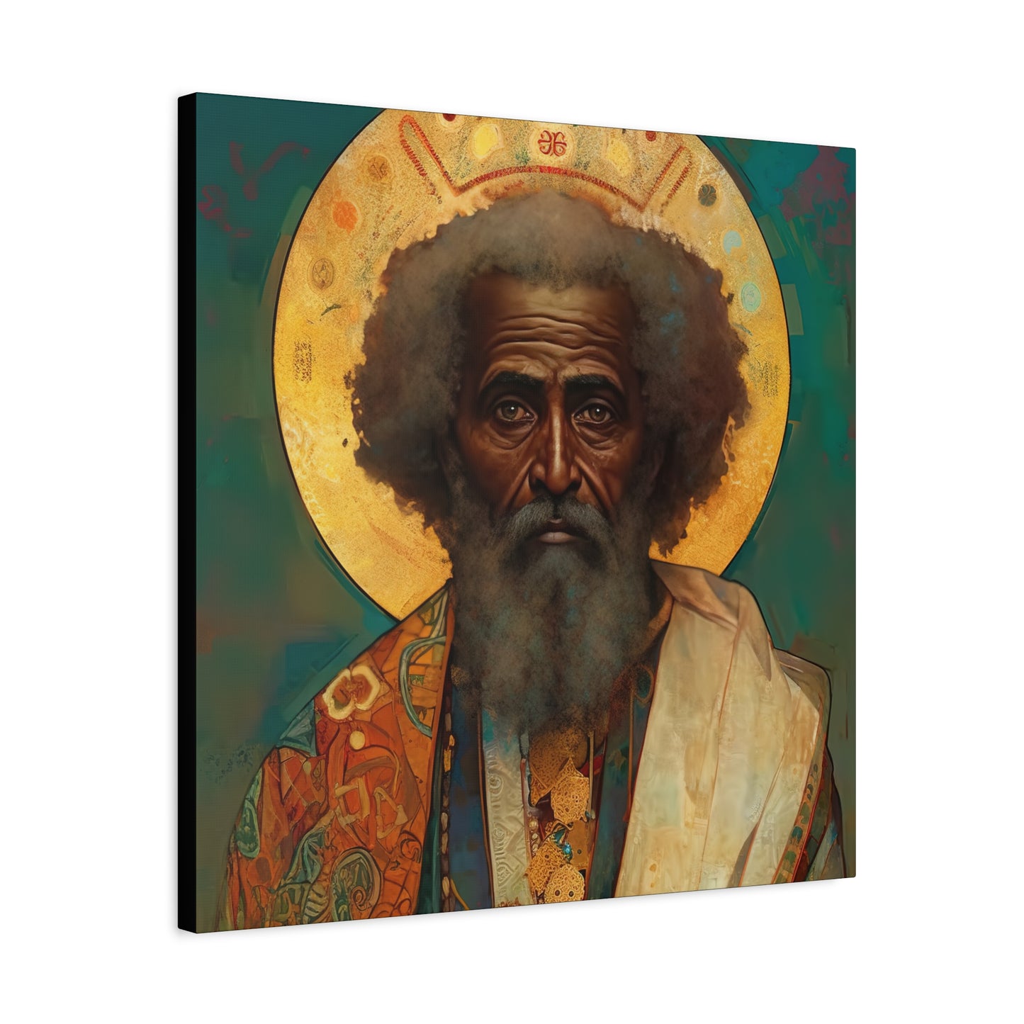 Saint Moses - Museum Wrapped Canvas - Sanctified Souls Print - Religious Art for your Home