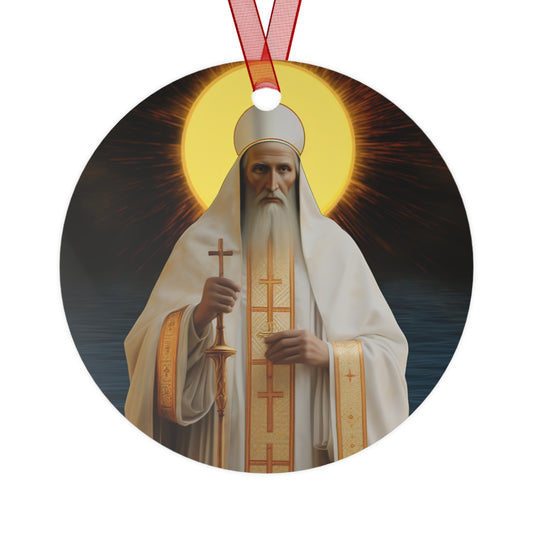 Saint Innocent of Alaska Ornament - Religious Holiday Christmas Ornament and Keepsake - Double sided Keepsake Religious Ornament