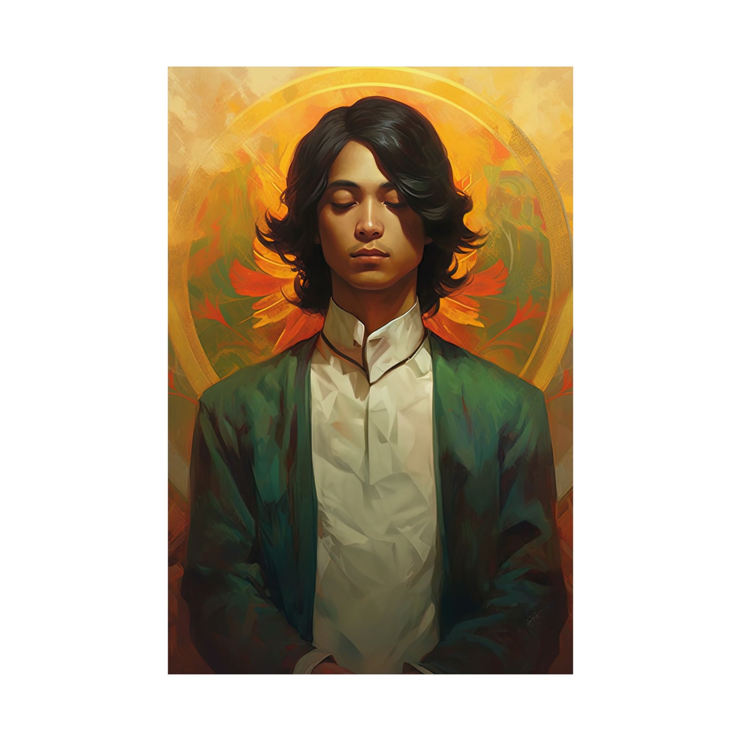 Saint Lorenzo Ruiz - Sanctified Souls Print - Multiple Sizes - Premium Matte Vertical Posters