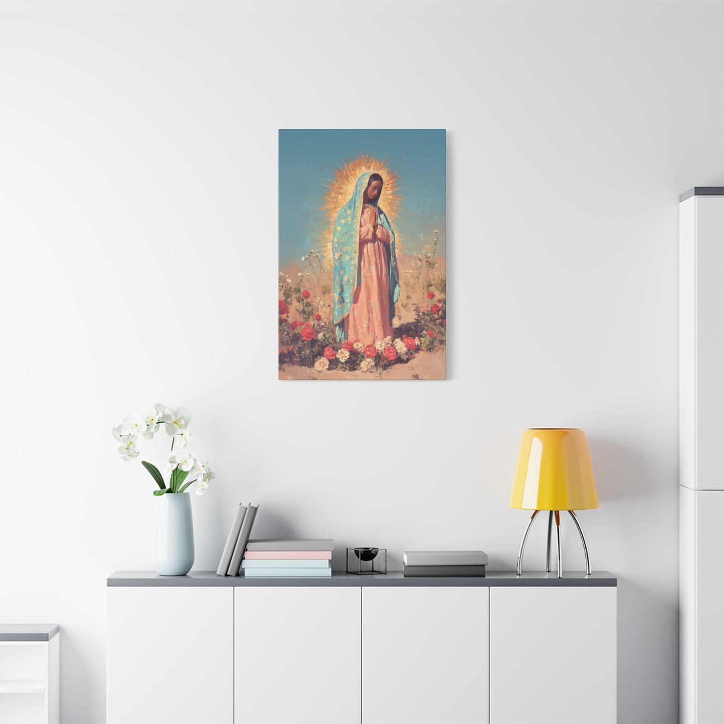 Our Lady of Guadalupe - Gallery Wrapped Canvas - Print - Religious Art for your Home - Catholic Art