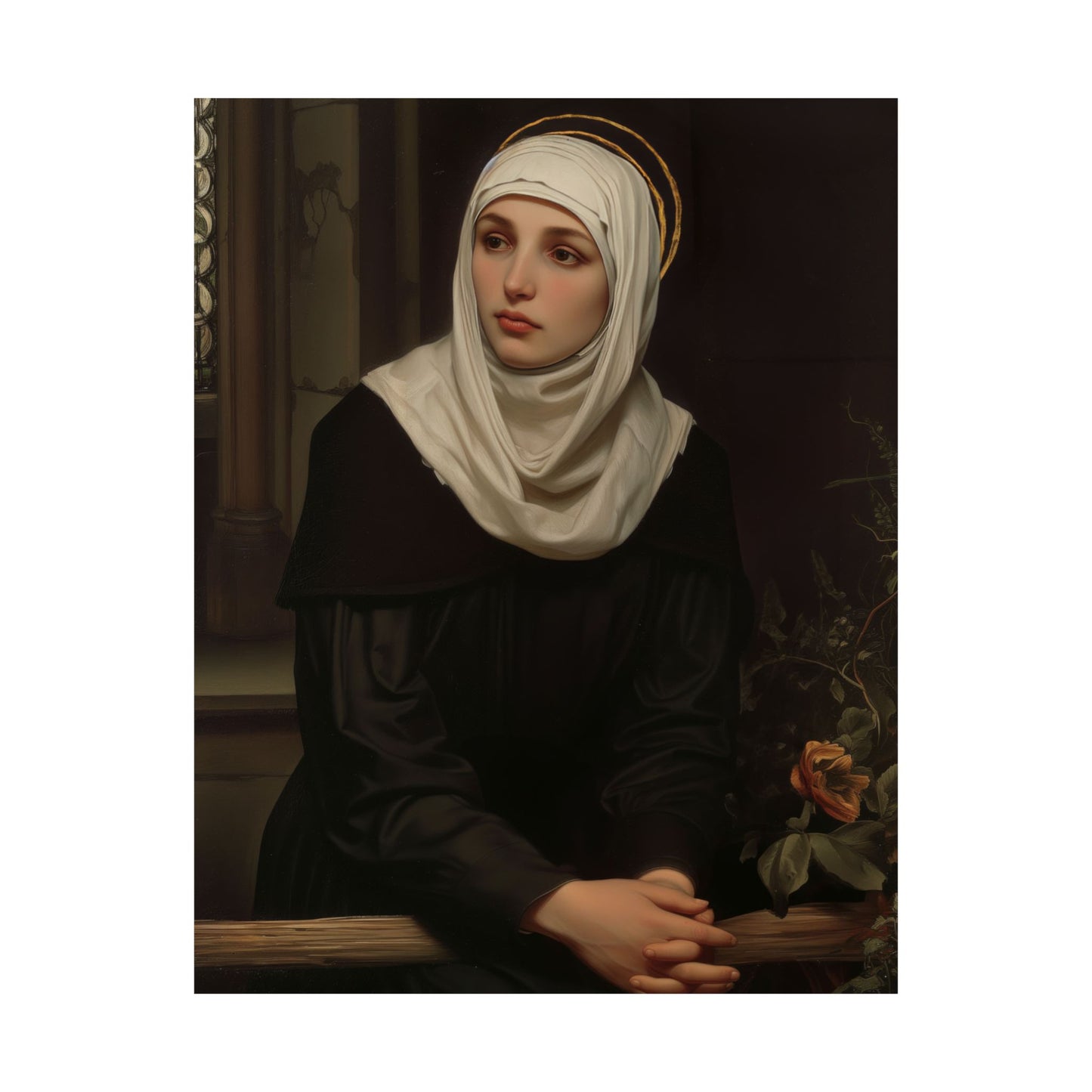 Saint Angela Merici - Sanctified Souls Print - Multiple Sizes - Premium Matte Vertical Posters - Catholic Art for the home