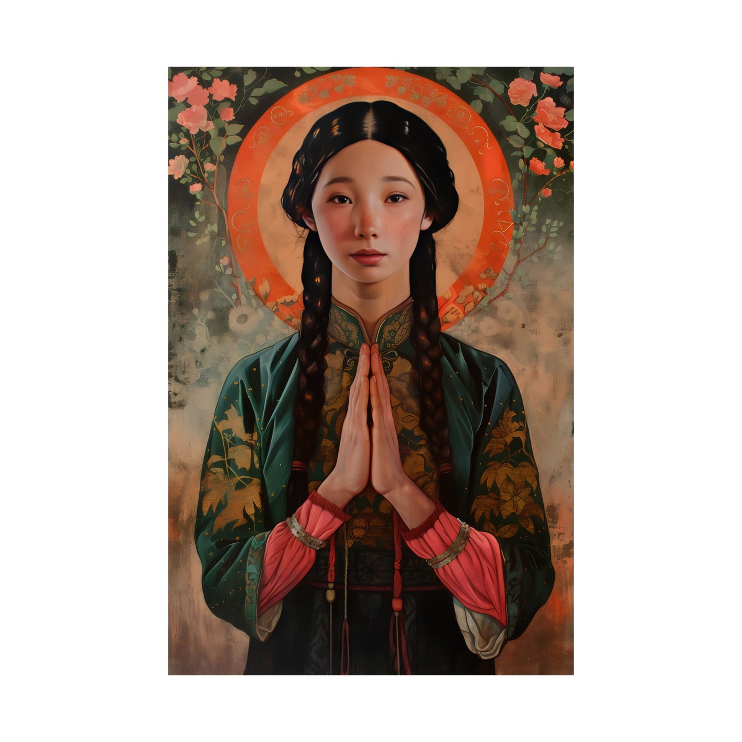 Saint Anna Wang - Sanctified Souls Print - Multiple Sizes - Premium Matte Vertical Posters -  Martyr of China