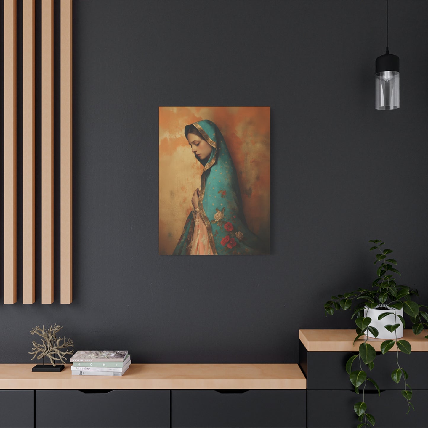 Our Lady of Guadalupe - Gallery Wrapped Canvas - Print - Religious Art for your Home - Catholic Art