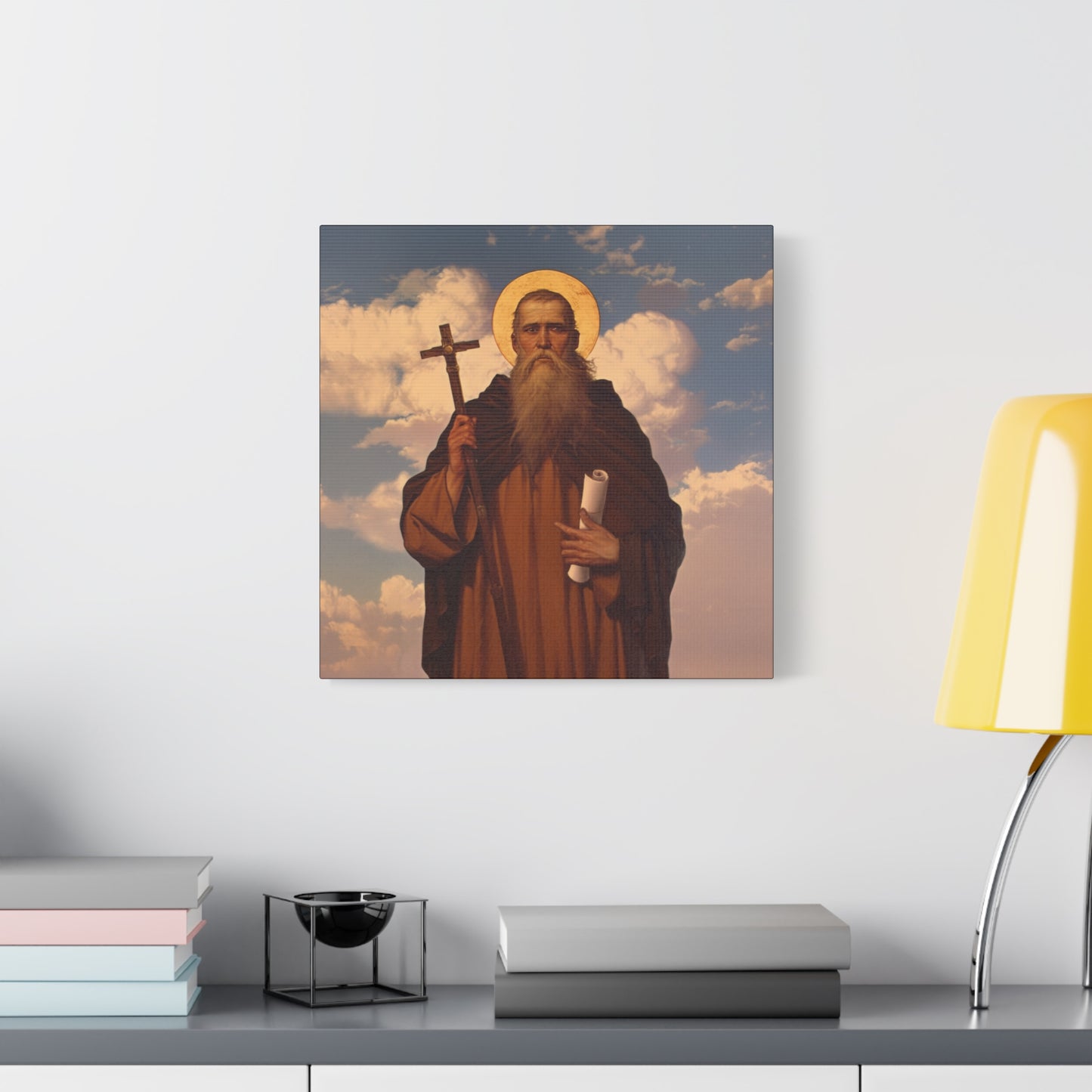 Saint Joannicus the Great / Loannikios of Mount Olympus - Gallery Wrapped Canvas - Print - Religious Art for your Home - Catholic Art Print