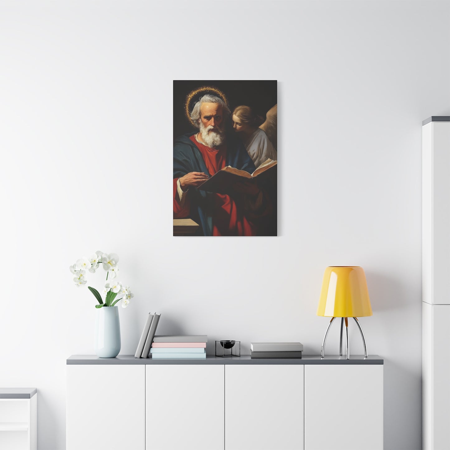 Saint Matthew the Apostle - Gallery Wrapped Canvas - Print - Religious Art for your Home - Catholic