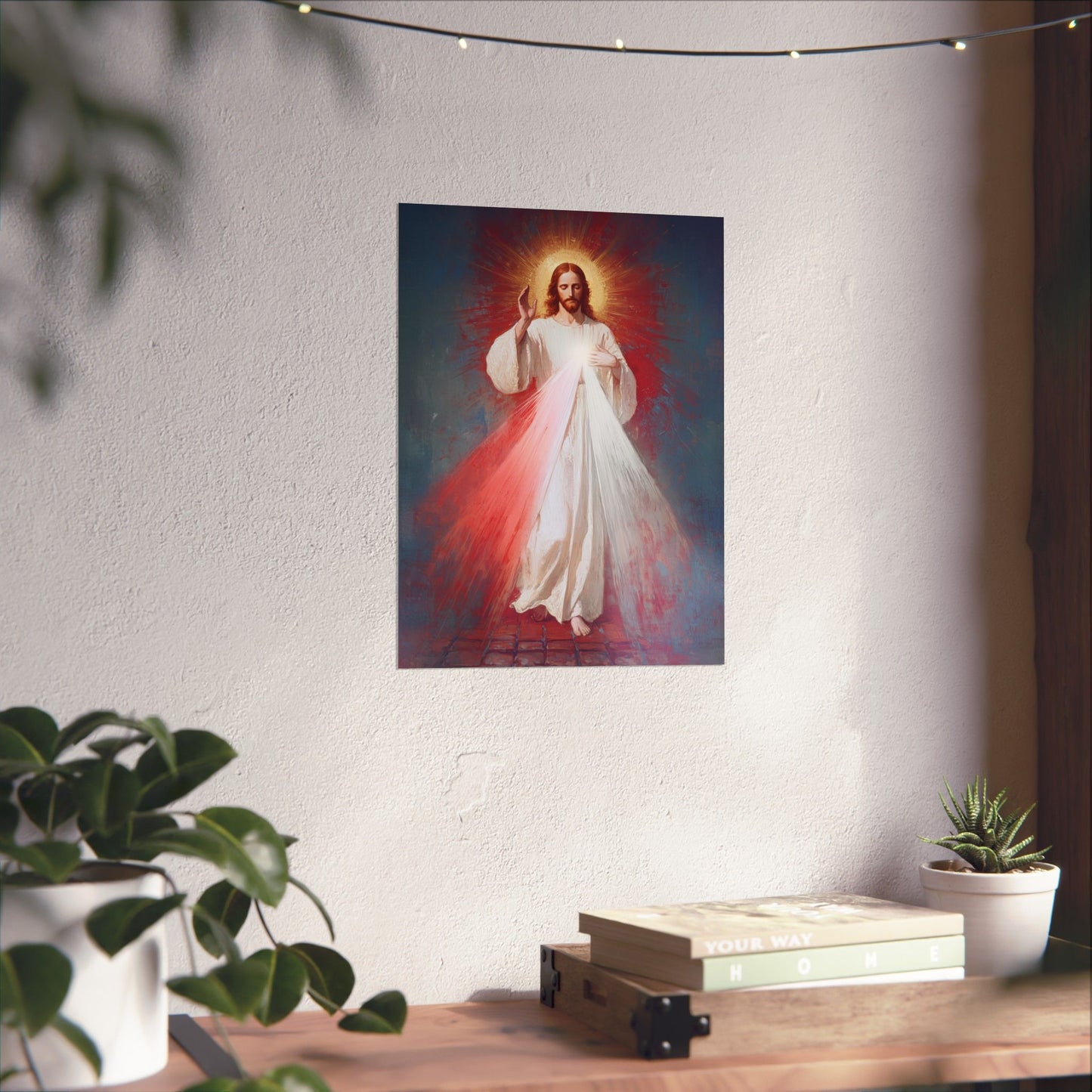 The Divine Mercy - Our Lord Jesus Christ  - Sanctified Souls Print - Multiple Sizes - Premium Matte Vertical Posters