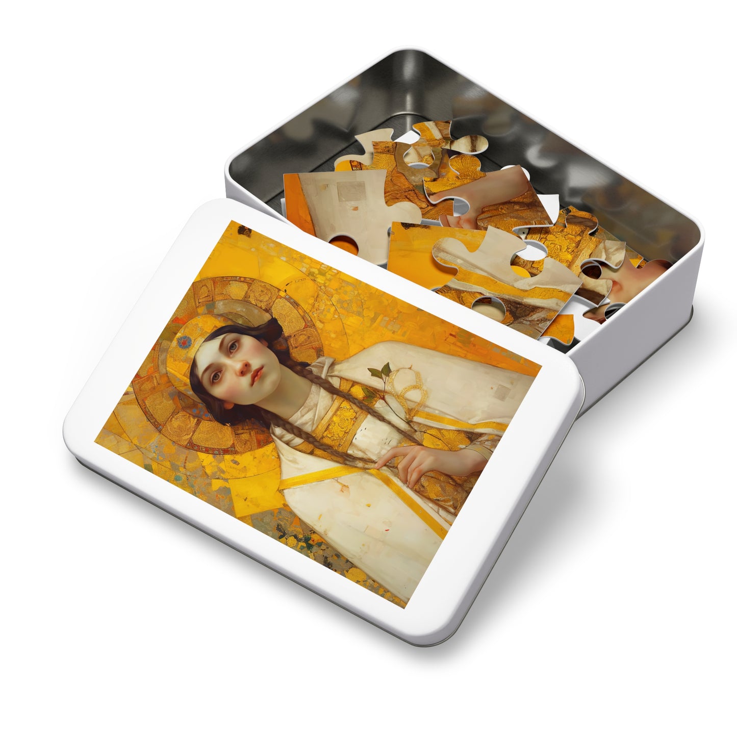 Saint Agatha - Puzzle and Keepsake Tin - Jigsaw Puzzle (30, 110, 252, 500,1000-Piece) - Religious Puzzle