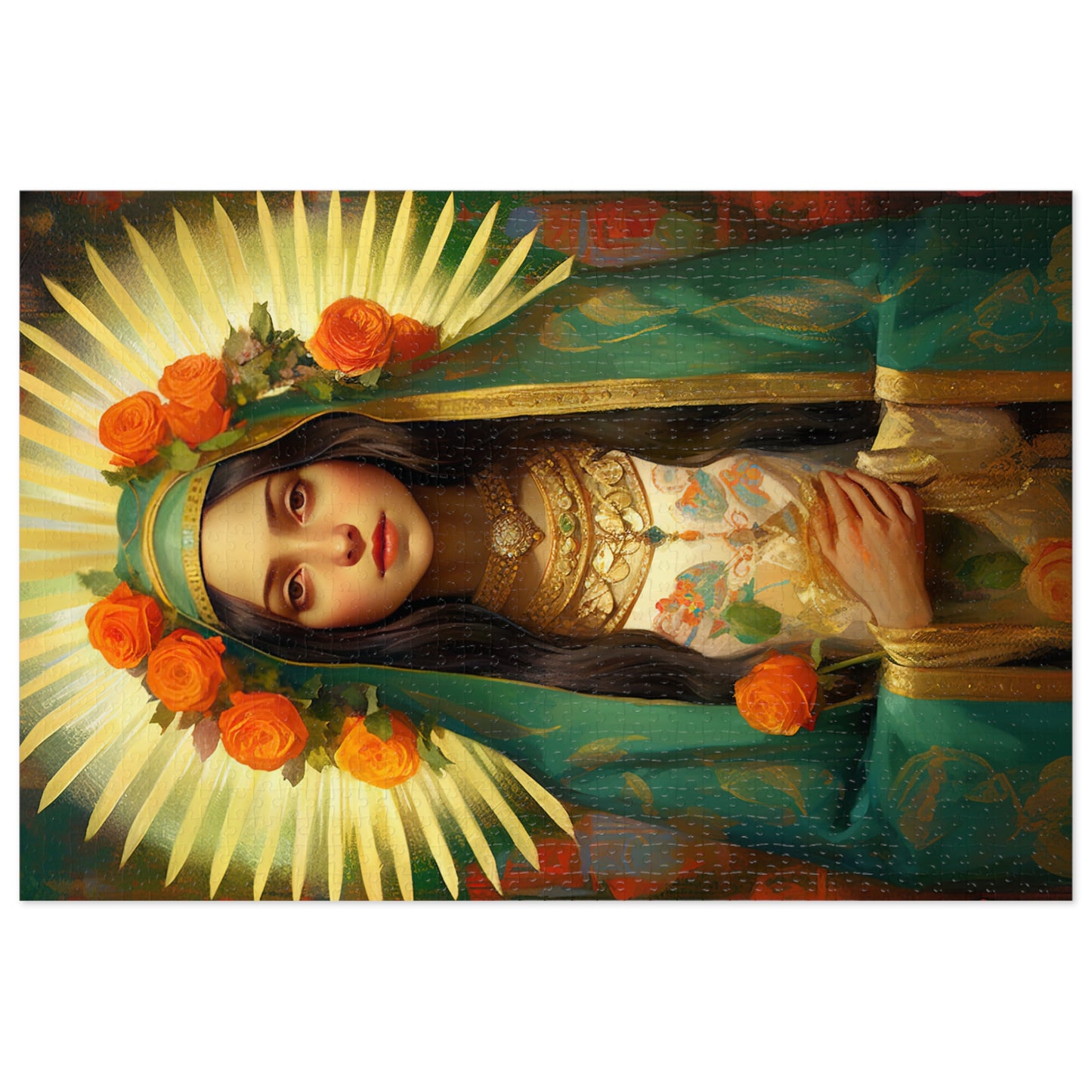 Patroness of Hope : Our Lady of Gudalupe - Puzzle and Keepsake Tin - Jigsaw Puzzle (30, 110, 252, 500,1000-Piece) - Religious Puzzle