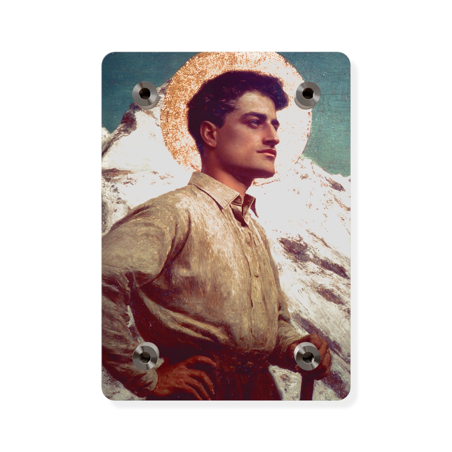 Saint Pier Giorgio Frassati Wall Art Panel - Ready to Hang Acrylic Print - Catholic Saint Art - Patron Saint Print - No Frame needed