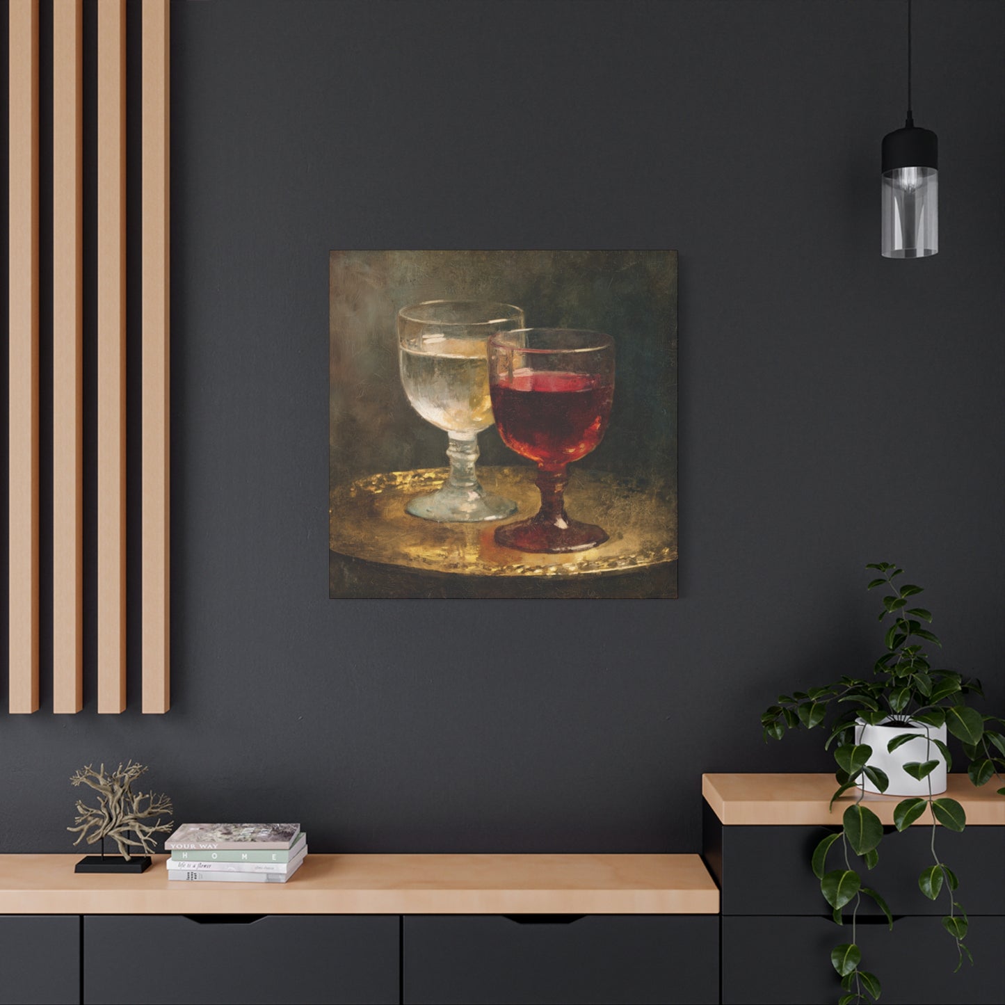 Cana and the Miracle of Abundance - Water into Wine - Gallery Wrapped Canvas - Print - Religious Art for your Home - Catholic Art Print