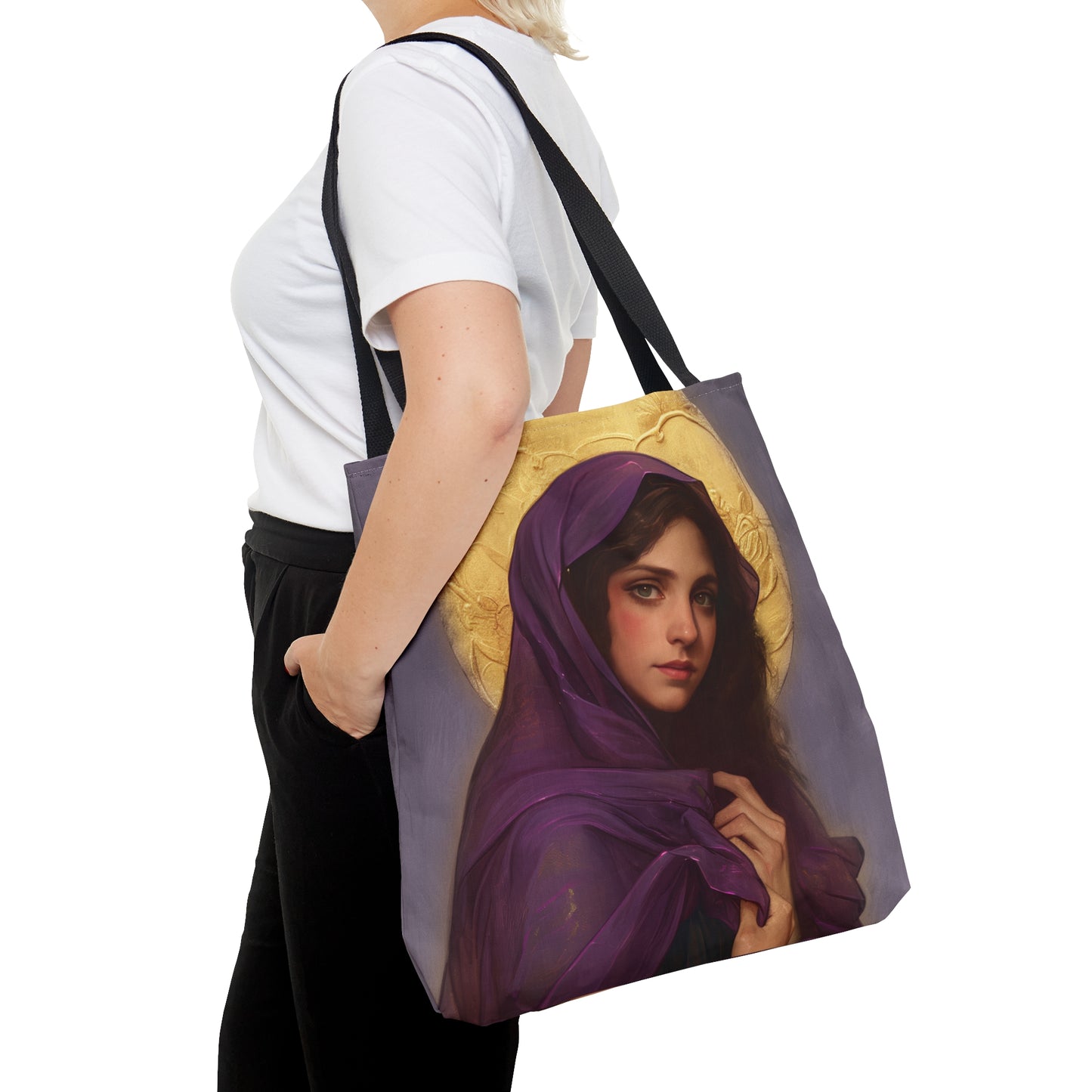 Saint Lydia Purpuraria / Lydia of Thyatira Tote Bag - Large Medium Small Faith Art Bag - Catholic Faith Purse - Religious Carry All