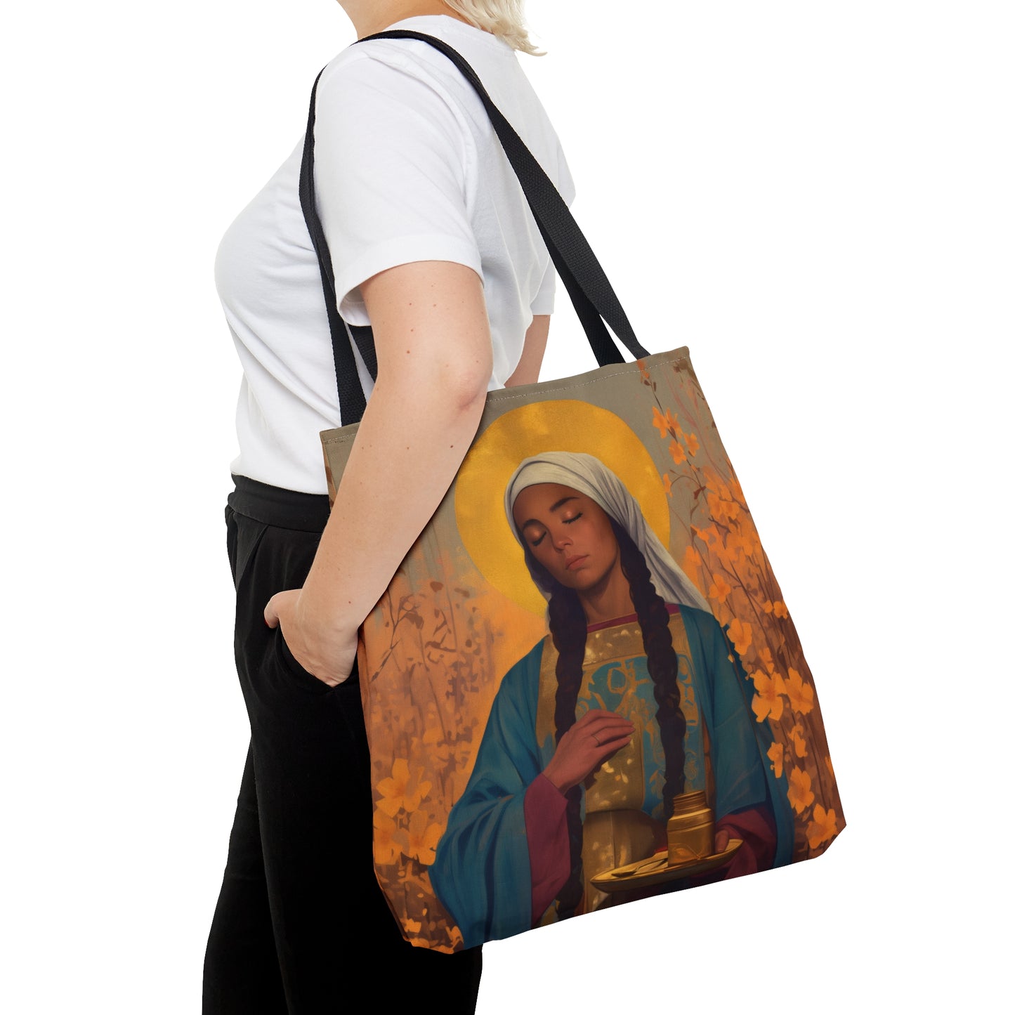 Saint Hermione of Ephesus - Tote Bag - Large Medium Small Faith Art Bag - Catholic Faith Purse