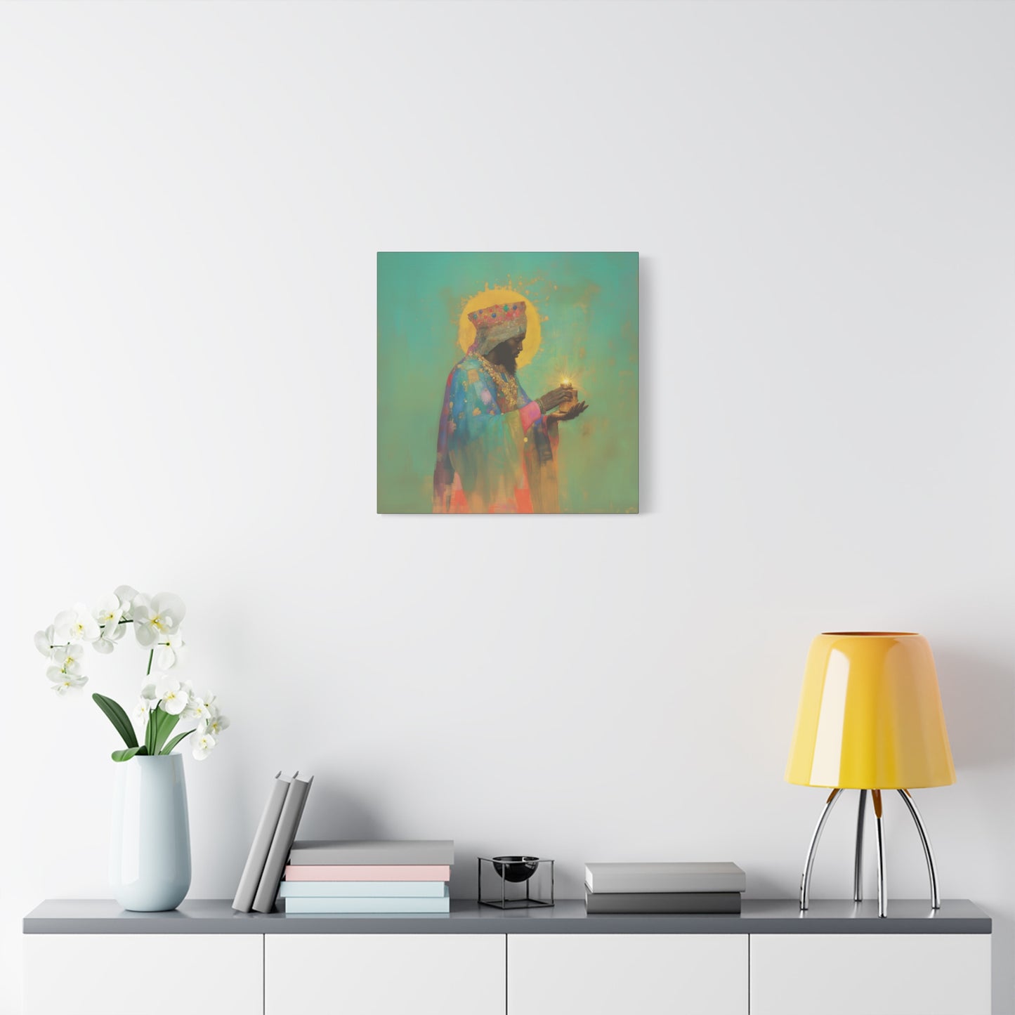 Balthazar and the Gift of Foretold Sorrow - 3 Wise Men - Gallery Wrapped Canvas - Print - Religious Art for your Home - Catholic