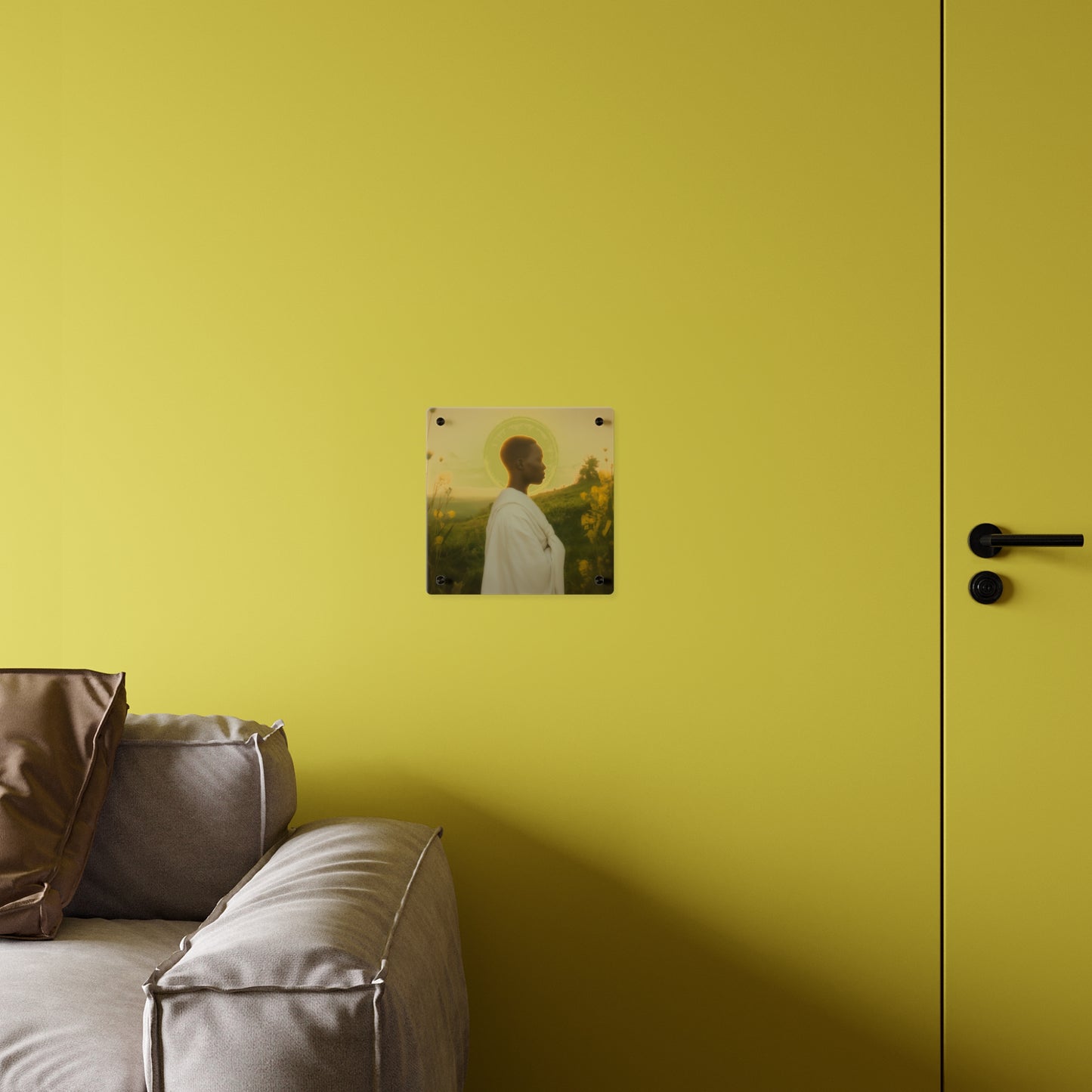 Saint Charles Lwanga Wall Art Panel - Ready to Hang Acrylic Print - Catholic Saint Art - Patron Saint Print - No Frame needed