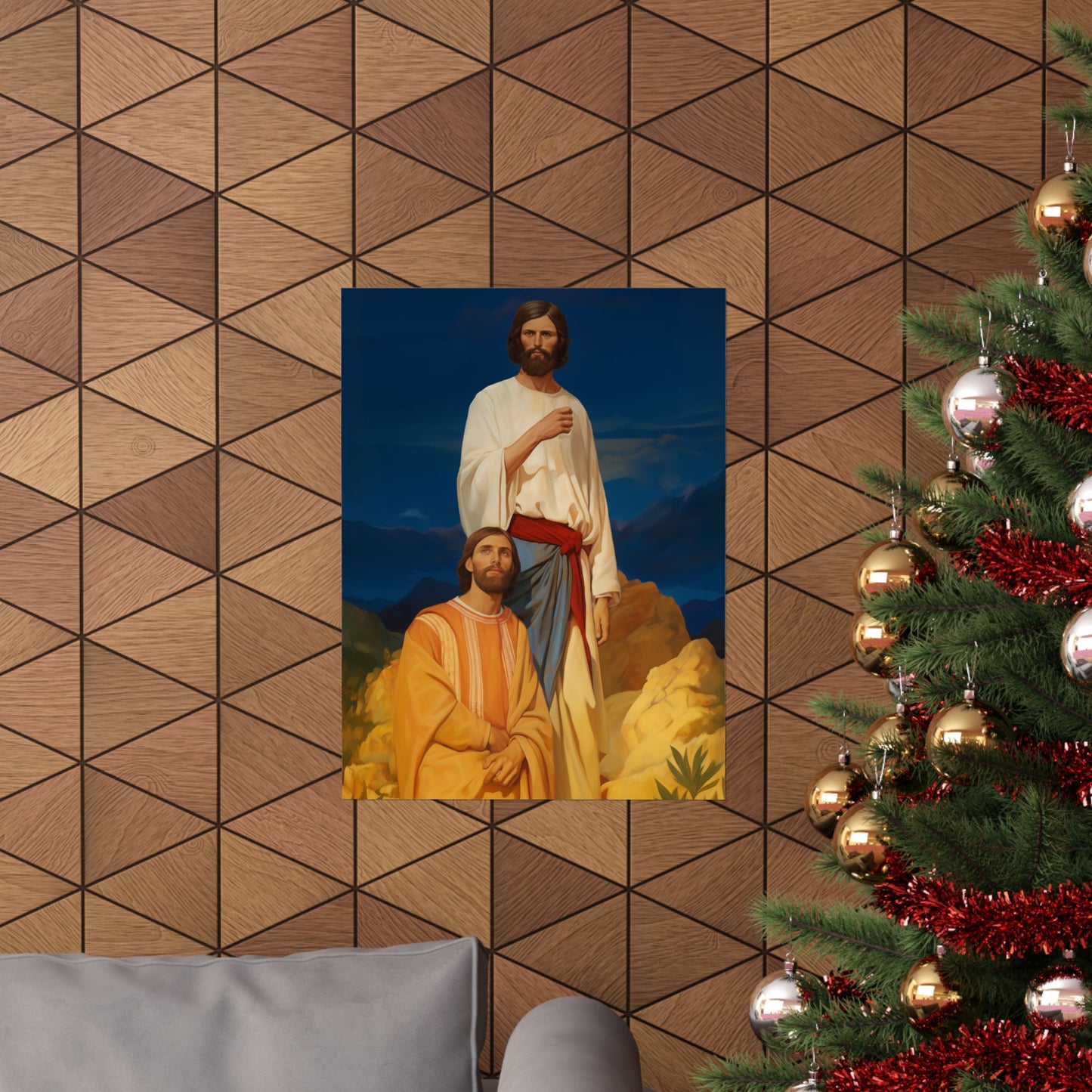 Saints James and John - Sons of Thunder - Sanctified Souls Print - Multiple Sizes - Premium Matte Vertical Posters