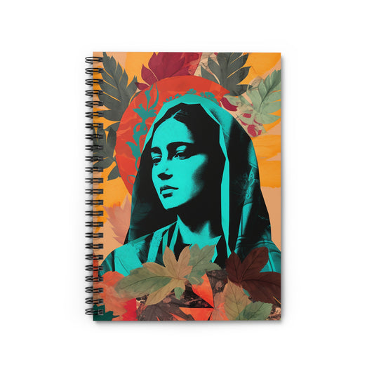 Our Lady of Guadalupe Journal - Sanctified Souls Art - Religious Based Notebook - Spiral Notebook - Ruled Line