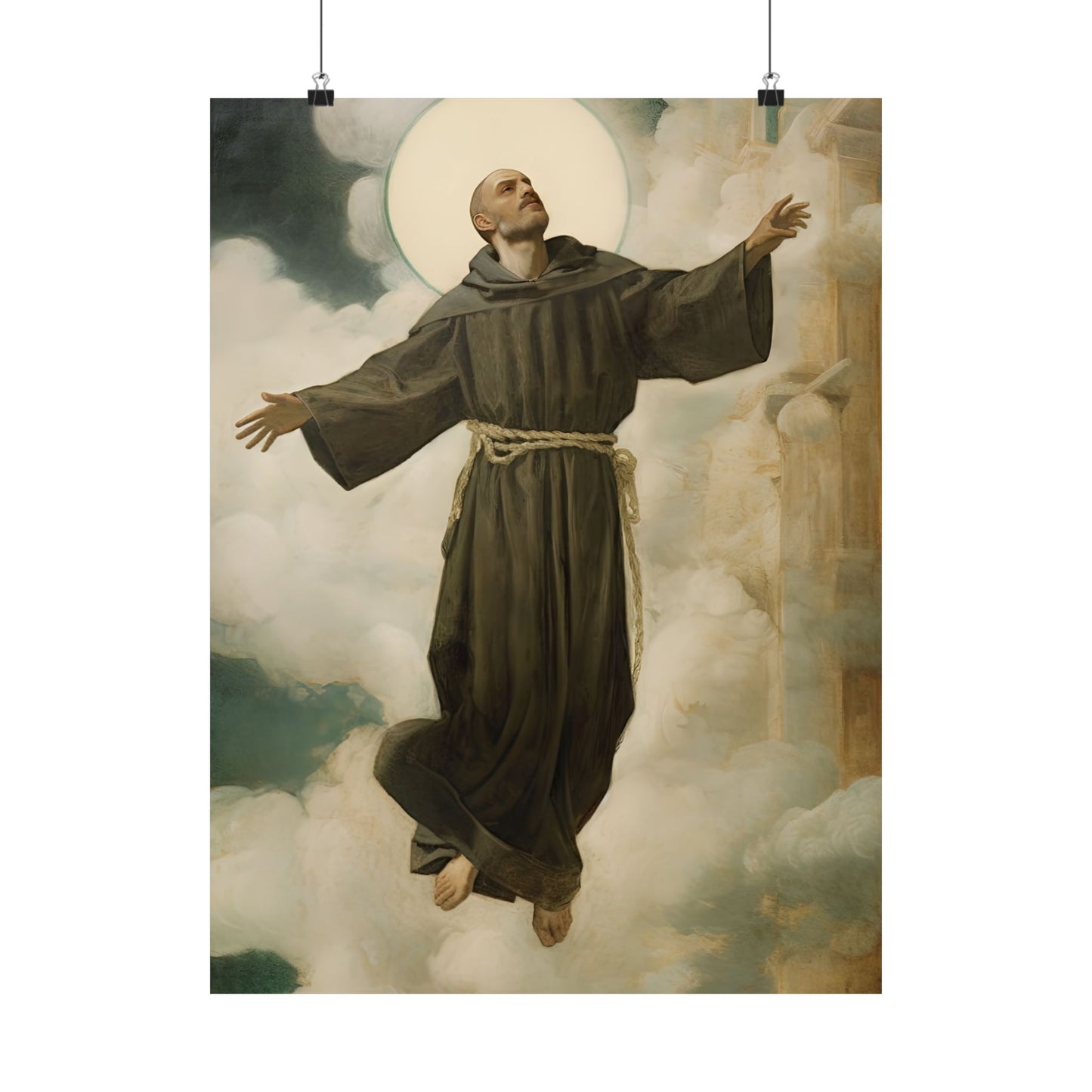 Saint Joseph of Cupertino Print - Sanctified Souls Print - Multiple Sizes - Premium Matte Vertical Posters