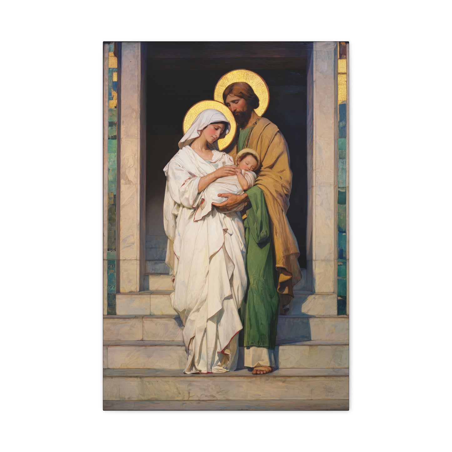 The Feast of the Presentation of the Lord - Holy Family - Gallery Wrapped Canvas - Print - Religious Art for your Home - Catholic art print - prayer room art