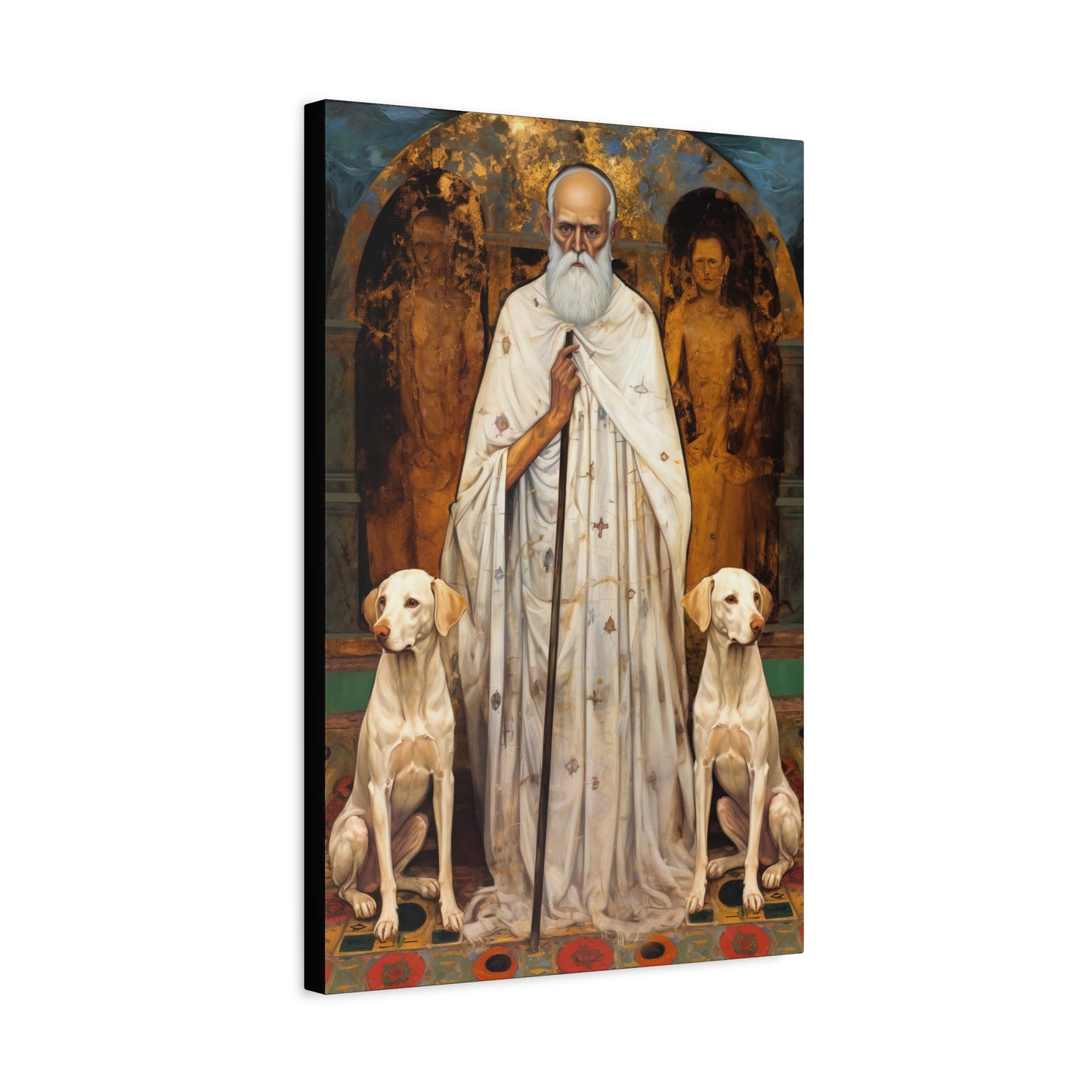 Saint Lazarus of Bethany Canvas Print - Multiple Sizes - Catholic Home art - Museum Wrapped Canvas - Sanctified Souls Print