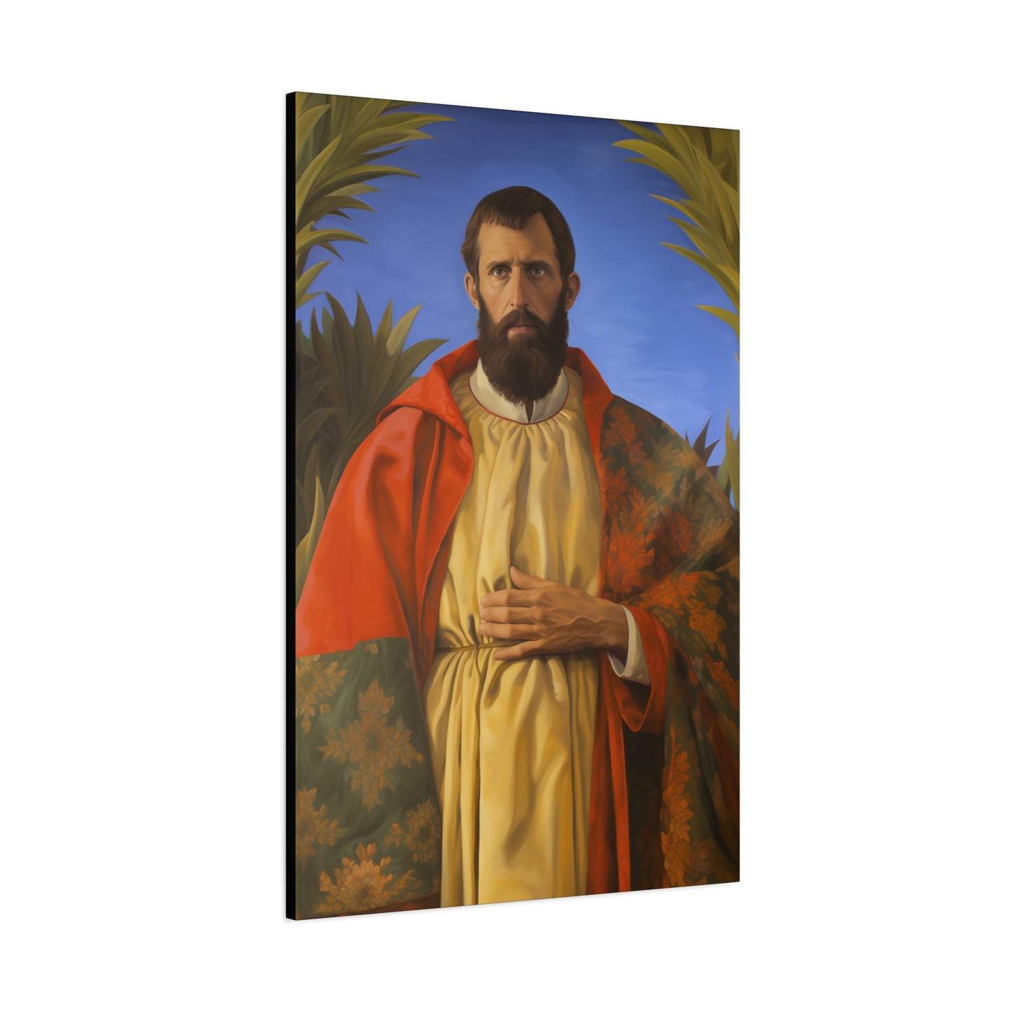 Saint Thomas the Apostle - Museum Wrapped Canvas - Sanctified Souls Print - Religious Art for your Home
