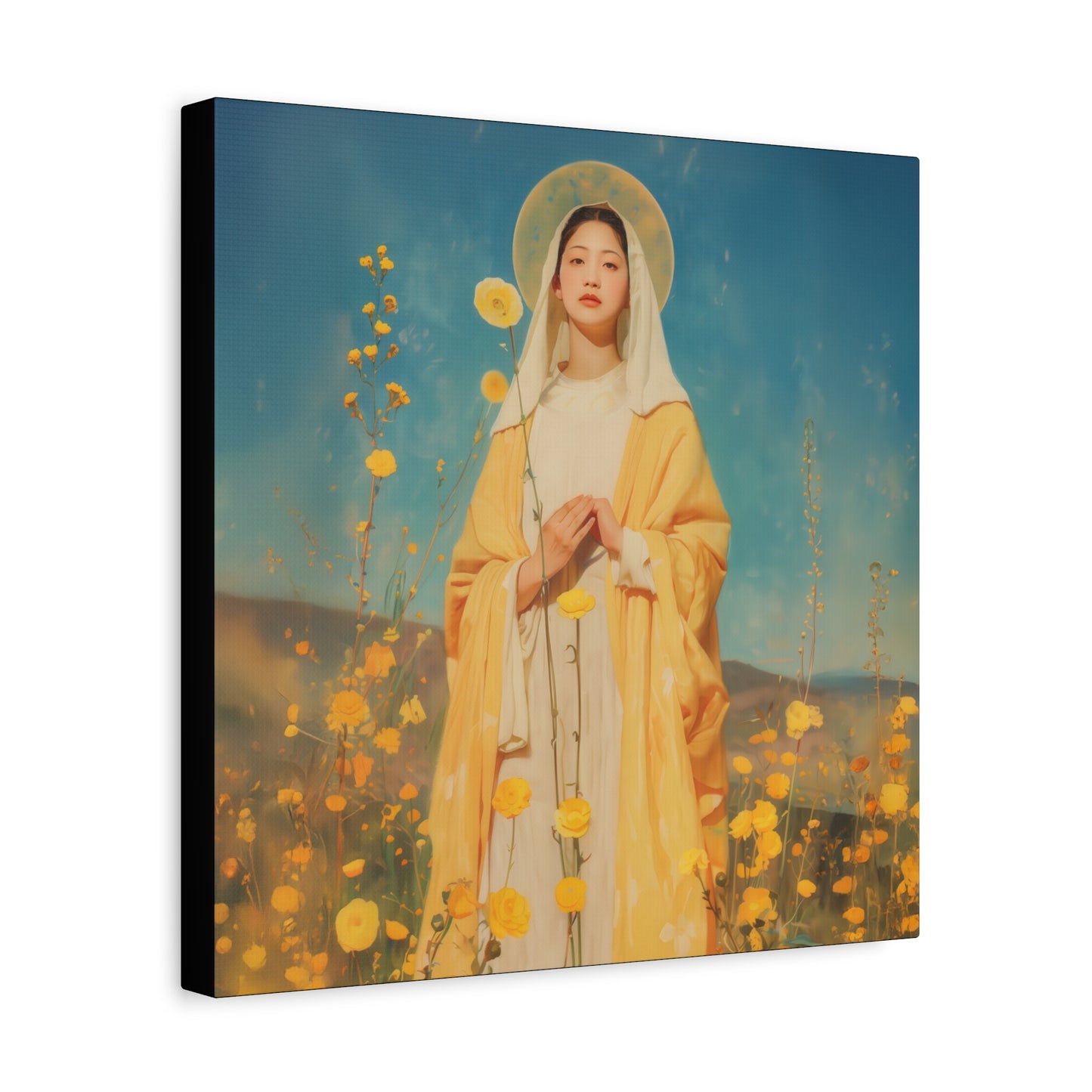 Saint Agatha Lin - Gallery Wrapped Canvas - Print - Religious Art for your Home - Catholic Art