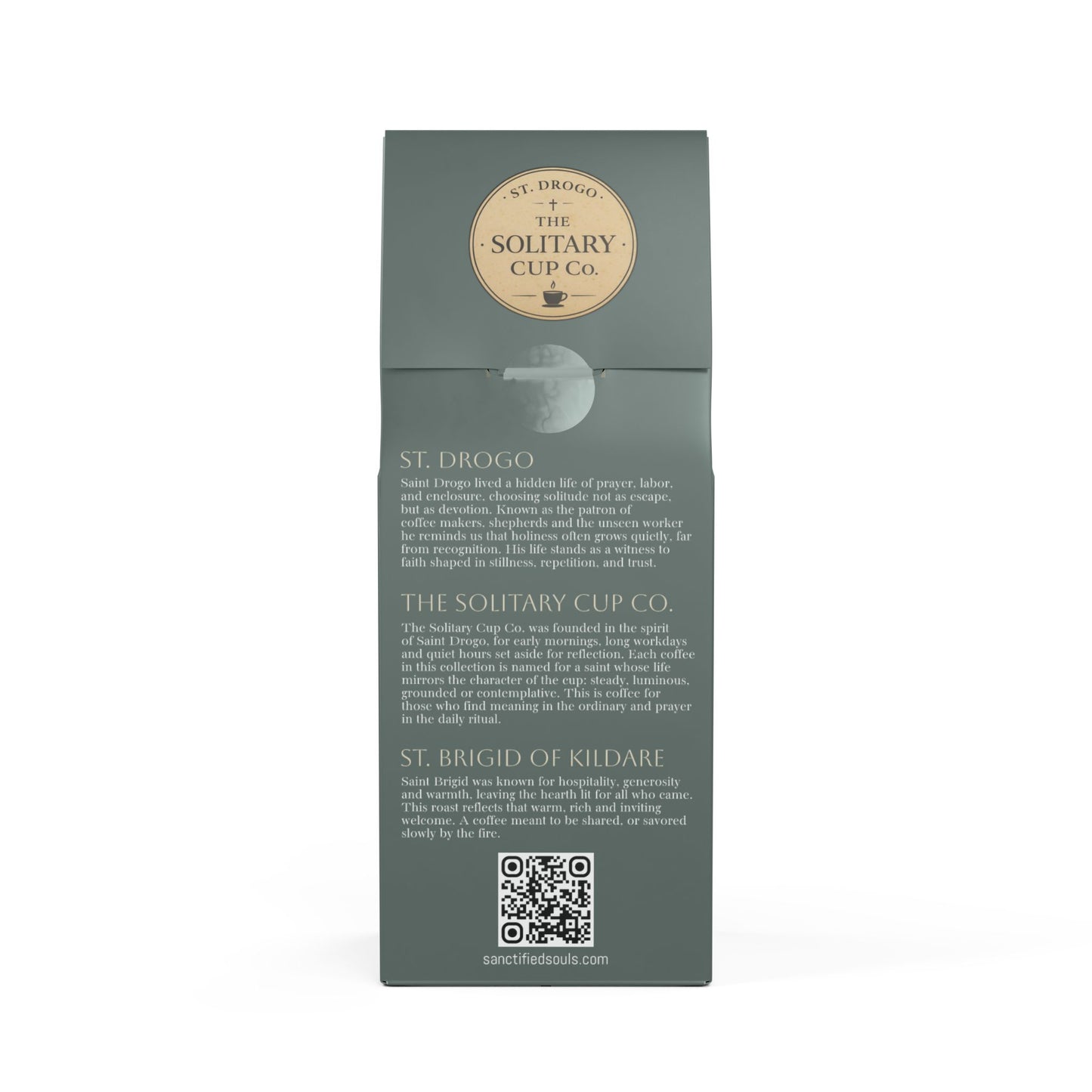 St. Brigid of Kildare - Firelight Roast (Medium Roast) - St. Drogo - The Solitary Cup Co. - Artisan Catholic Saint Inspired Coffee - 12 oz.