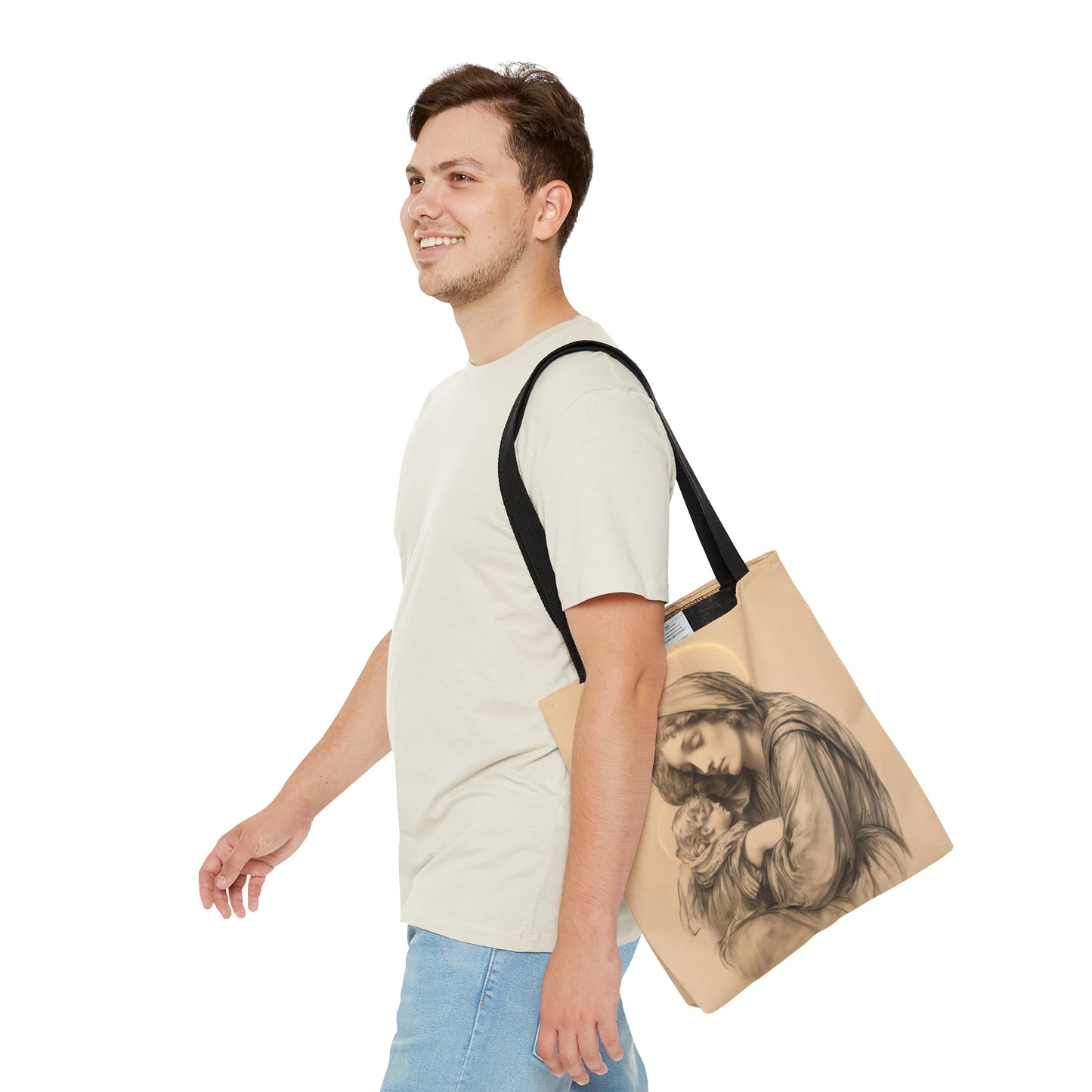 Grace Unveiled - The Nativity of the Virgin Mary Tote Bag - Large Medium Small Faith Art Bag - Catholic Faith Purse - Religious - Bible Bag