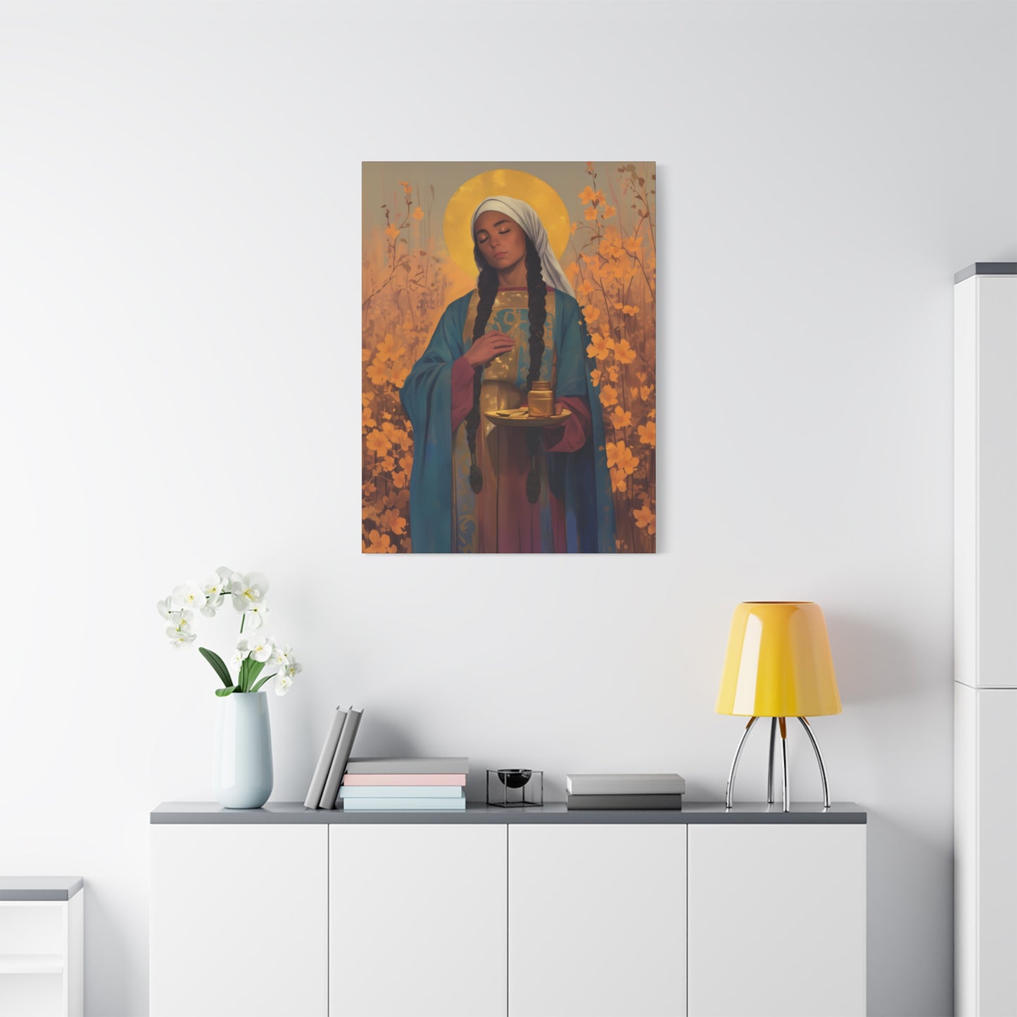 Saint Hermione of Ephesus - Gallery Wrapped Canvas - Print - Religious Art for your Home - Catholic Art Print